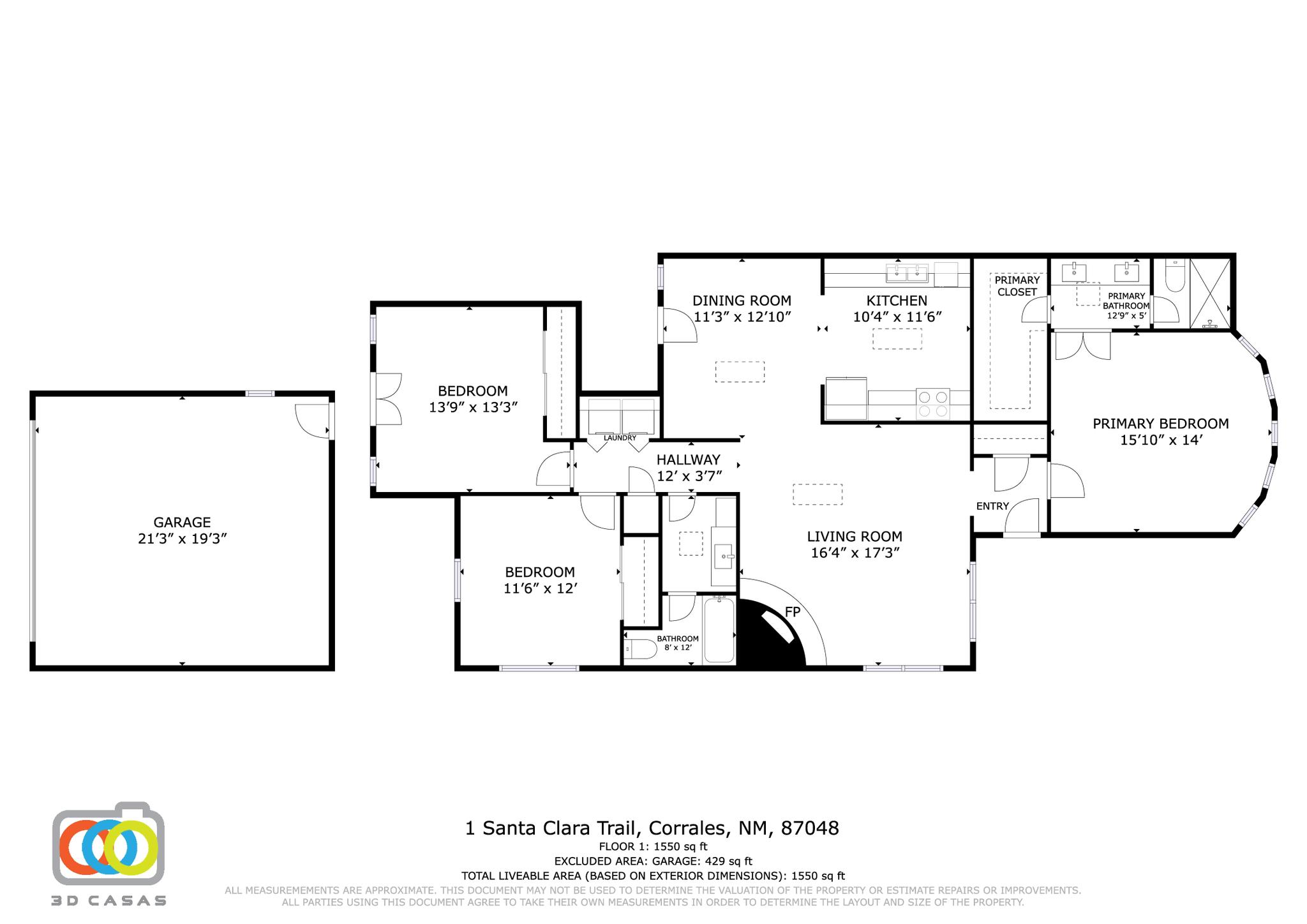 1 SANTA CLARA Trail Floor Plan