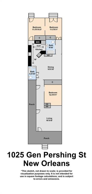 Homes for sale in New Orleans, LA | 1025 General Pershing St, New Orleans, LA 70115 | MLS# 2517301