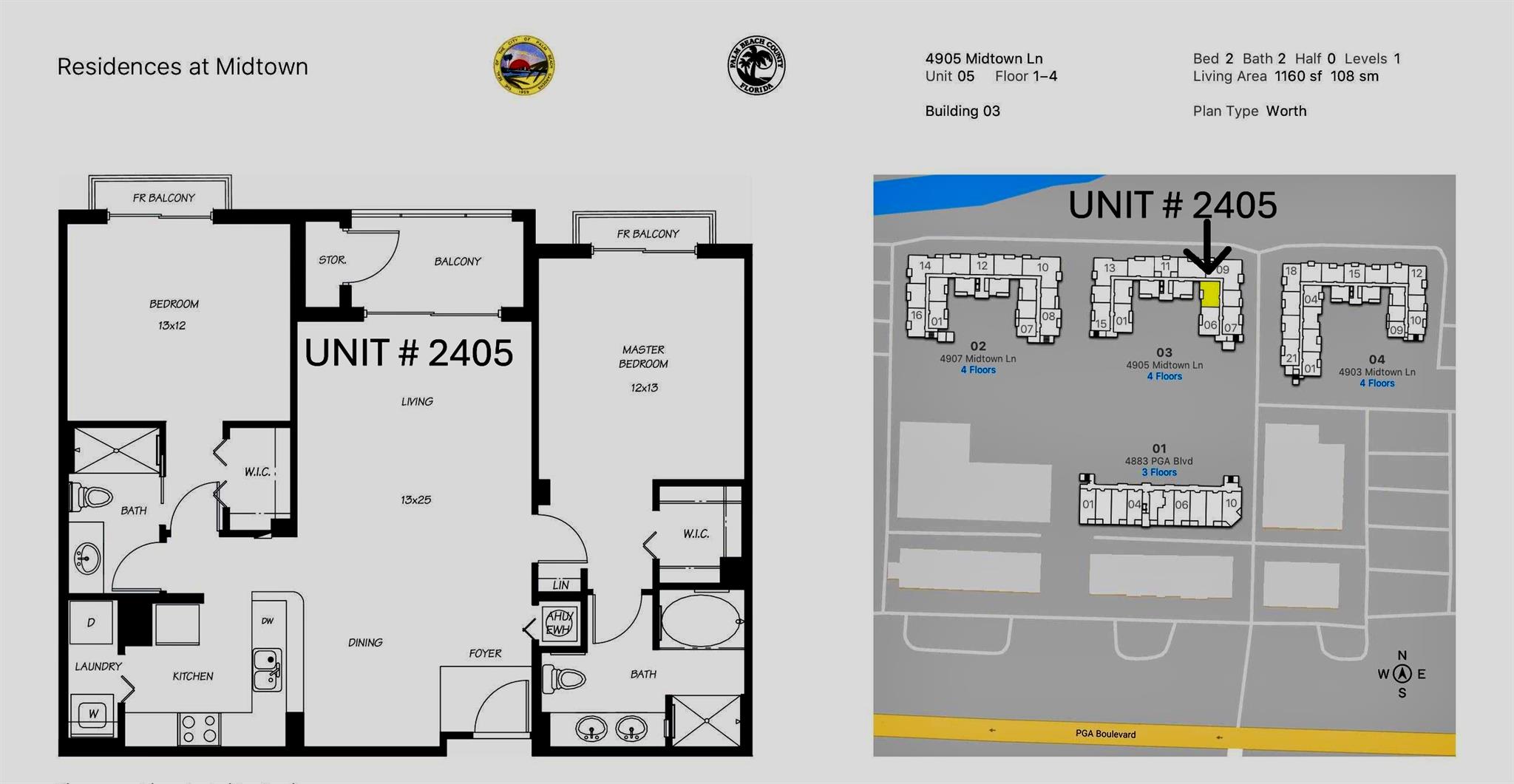 Homes for sale in Palm Beach Gardens, FL | 4905 Midtown 2405 Lane #2405, Palm Beach Gardens, FL 33418 | MLS# R11116604