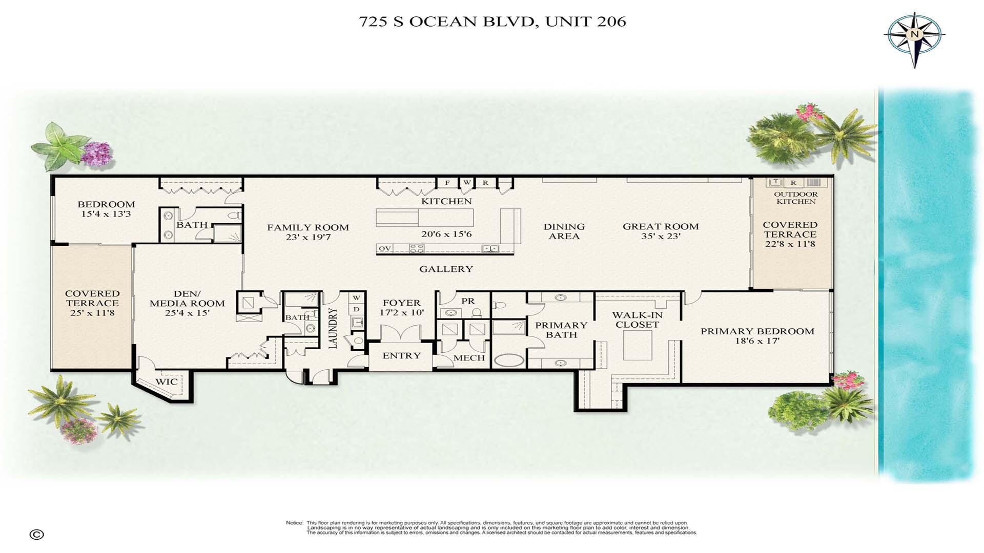 Homes for sale in Boca Raton, FL | 725 S Ocean Boulevard #206, Boca Raton, FL 33432 | MLS# R11118357