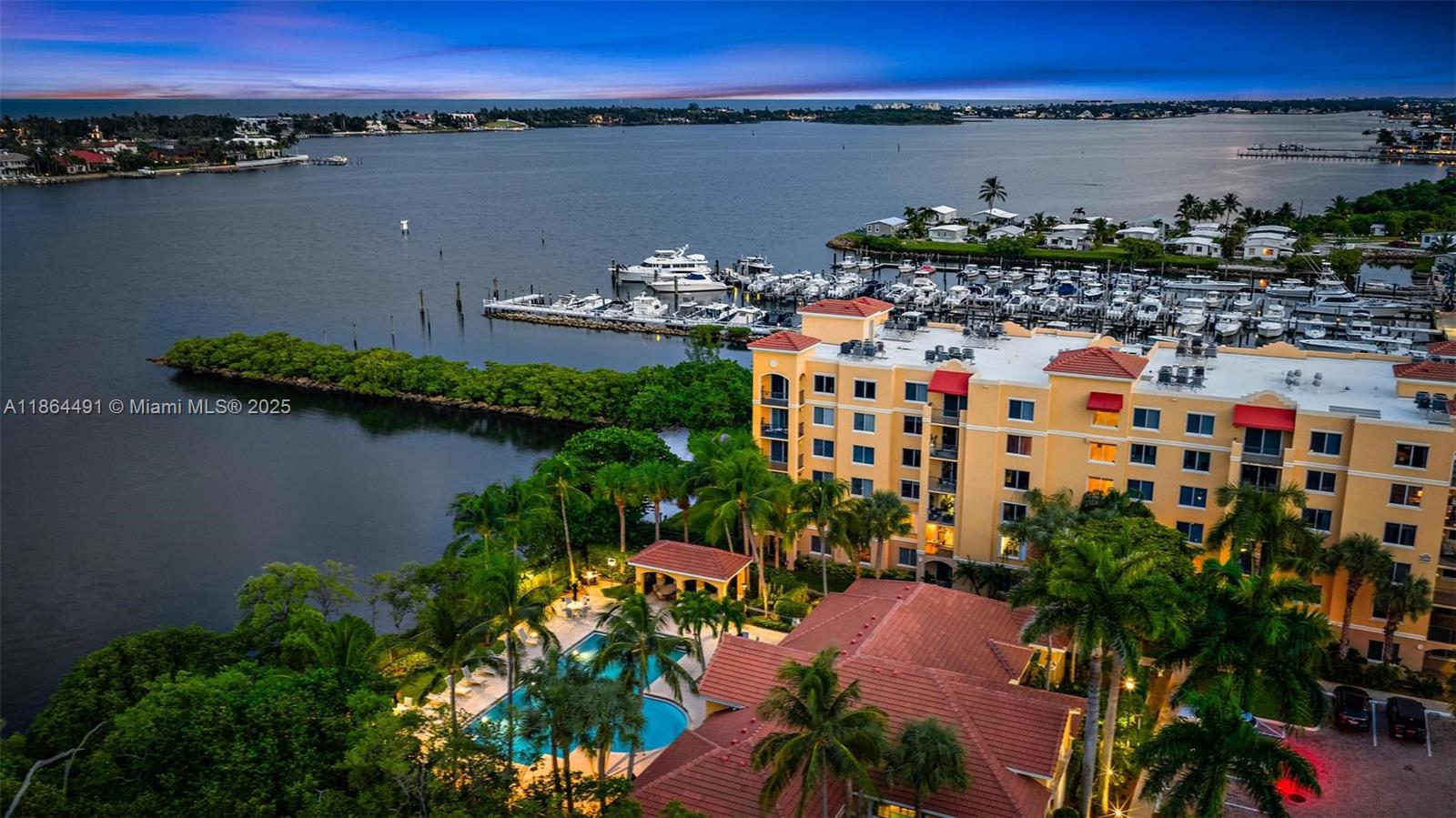 Waterfront views and dock access at 1200 Scotia Dr - Condo in Hypoluxo