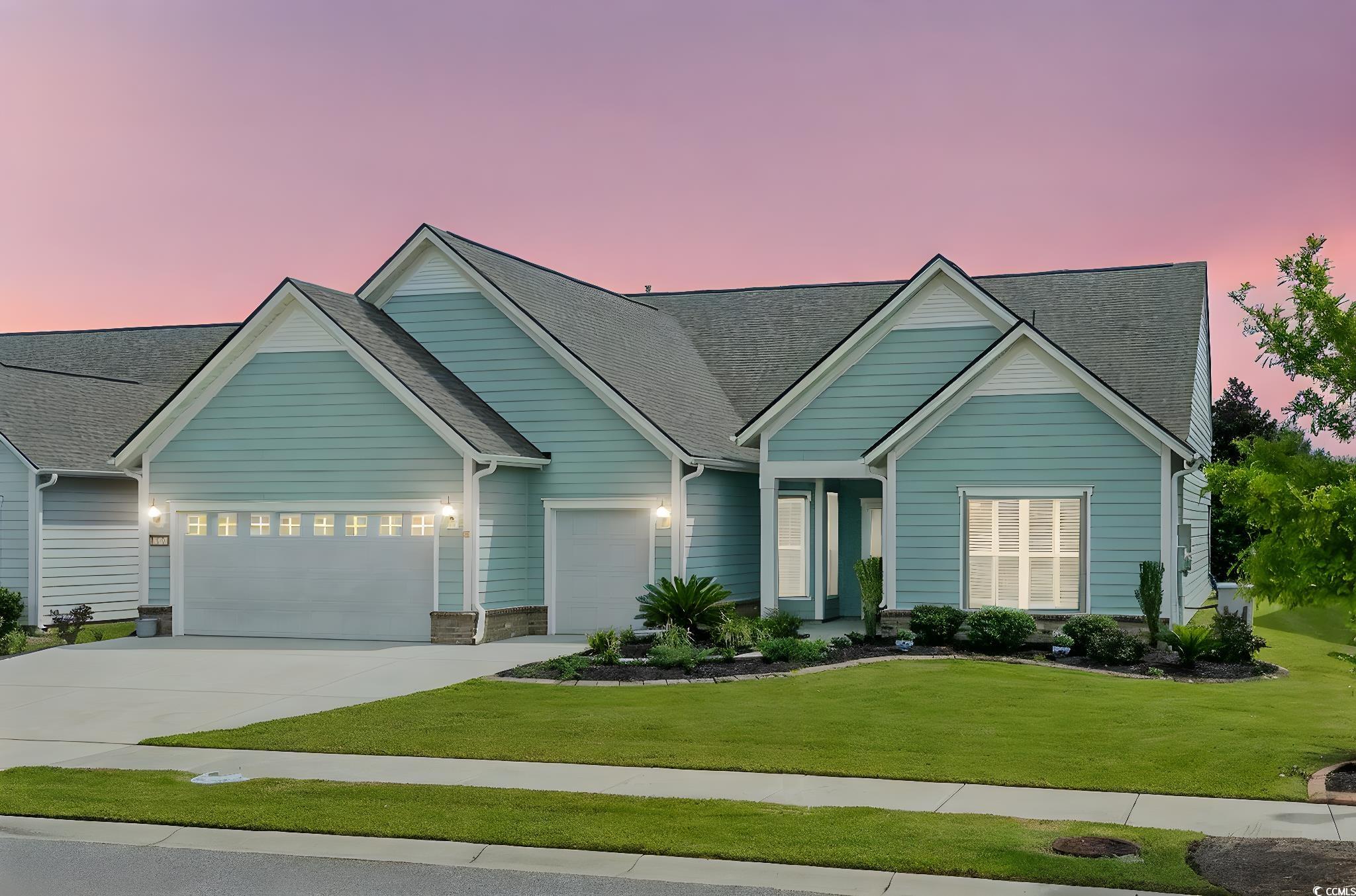 Welcome to your new home in the prestigious Del Webb at Grande Dunes community, an exclusive retreat designed for those 55 and above. Perfectly located just a short golf cart ride from shopping, dining, and the beach, this Dunwoody Way floor plan blends comfort, elegance, and functionality in every detail. Featuring 3 bedrooms, 3 full bathrooms, and a versatile flex-room that can serve as a study, library or den, the home is thoughtfully positioned on a serene, private homesite with beautifully maintained landscaping that enhances its curb appeal. A whole home generator provides year-round peace of mind, and the oversized attic features a convenient walk-up staircase, making it far easier than traditional pull-down access and offering abundant, easily accessible storage  Step inside to an open-concept design that invites effortless living and entertaining. At the heart of the home, a stunning gourmet kitchen seamlessly flows into the expansive great room. The kitchen is a chef’s dream, featuring built-in appliances, a 5-burner cooktop, quartz countertops, and a spacious island perfect for gatherings. A large farmhouse sink serves as both a functional centerpiece and a design statement, while the reverse osmosis water filtration system provides fresh, purified water right at the sink. Soft-close cabinetry with pull-out trays and a walk-in pantry ensure both style and practicality. From the adjoining screened porch, take in tranquil views of the private backyard, an ideal setting for relaxation or hosting friends.  The study provides a quiet and versatile space, complete with a custom built-in desk that makes it ideal for working from home, pursuing hobbies, or simply staying organized. Elegant finishes continue throughout the home, including upgraded trim, two-piece crown molding, six-inch baseboards, and brushed nickel fixtures. The owner’s suite is a private retreat with peaceful backyard views, a custom-designed walk-in closet, and a spa-like ensuite featuring a luxurious walk-in shower. Each guest bedroom offers its own private bath, including a spacious guest suite with walk-in shower, providing comfort and privacy for visitors.  Additional features showcase the home’s thoughtful design and modern conveniences, from energy-efficient details like radiant barrier roof sheathing to the screened lanai that seamlessly blends indoor and outdoor living. The spacious 2.5-car garage offers abundant storage and includes a dedicated bay for golf cart parking. Everyday peace of mind is provided by practical enhancements such as an irrigation system, gutters, a whole-home water softener, and a built-in pest protection system, ensuring this residence is every bit as reliable as it is beautiful.      The Del Webb amenities are unparalleled, offering a vibrant active community experience. Meet new friends at the monthly events and daily activities hosted at the Amenity Center, take a refreshing dip in the indoor or outdoor pool, or stay active with facilities like the gym, bocce ball, pickleball, and tennis courts. Enjoy leisurely strolls or bike rides along the countless sidewalks and the paved path running alongside the beautiful intracoastal waterfront. Running errands or heading to the beach is a breeze with your own golf cart—the ultimate beach life necessity! And speaking of the beach, easy access is granted via the Grande Dunes Beach Club, a delightful amenity included in your monthly HOA dues. Additionally, landscaping maintenance is covered, ensuring the community stays beautiful and you have more time to enjoy the exceptional lifestyle Del Webb offers    Don’t miss the chance to experience this exceptional home, where luxury, comfort, and functionality come together in perfect harmony. Schedule your tour today and start living the dream in Del Webb at Grande Dunes!