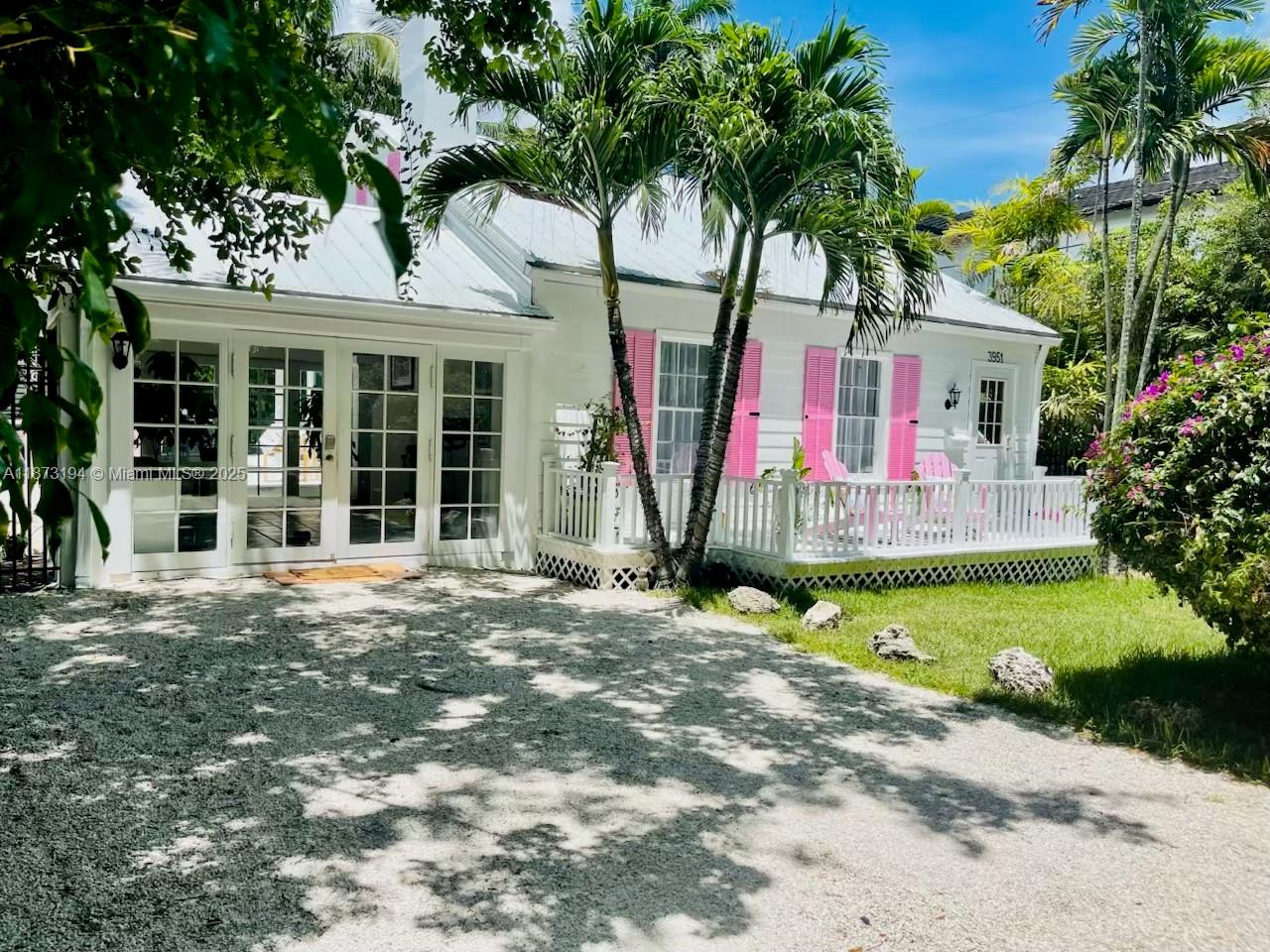 Welcome to the cutest cottage in Coconut Grove! Perfectly tucked away on a quiet one-way street. This newly renovated home blends classic charm with modern upgrades. Inside, you’ll find a spacious one-bedroom with an large oversized bath, and steamroom glass shower and separate soaking tub. Includes a light-filled Florida room perfect for an office, plus via an external staircase upstairs is a studio with its own full bath, ideal for guests, or a creative space. Thoughtfully finished with Viking stainless steel appliances and beautiful natural light throughout. Step outside to a private yard with a large deck, hot tub, cold plunge, and outdoor shower. A serene retreat in one of Miami’s most desirable neighborhoods. Walk, bike to downtown village of Coconut Grove!