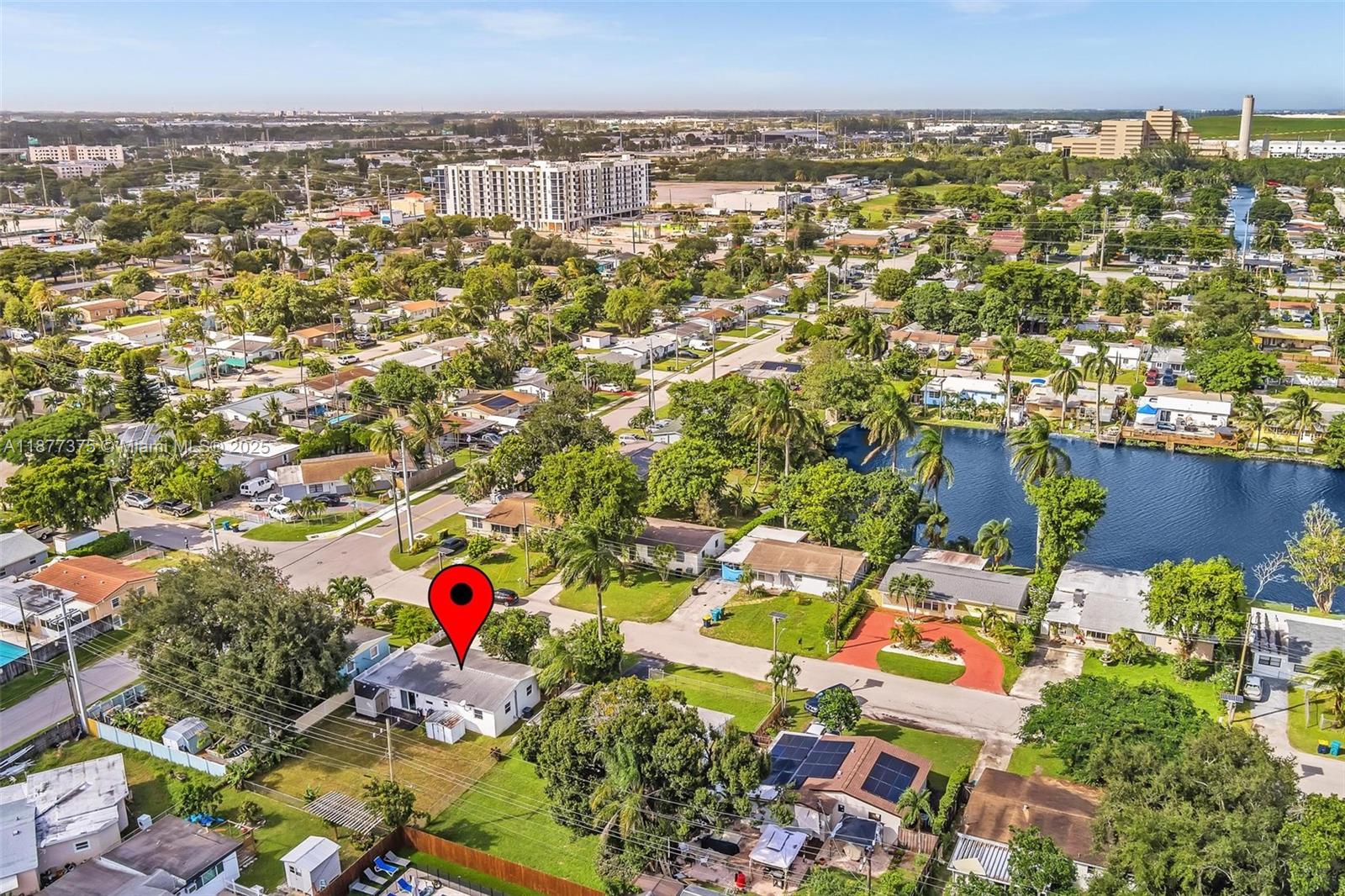 Modern kitchen with designer features at 4328 49th Ct - Condo in Dania Beach