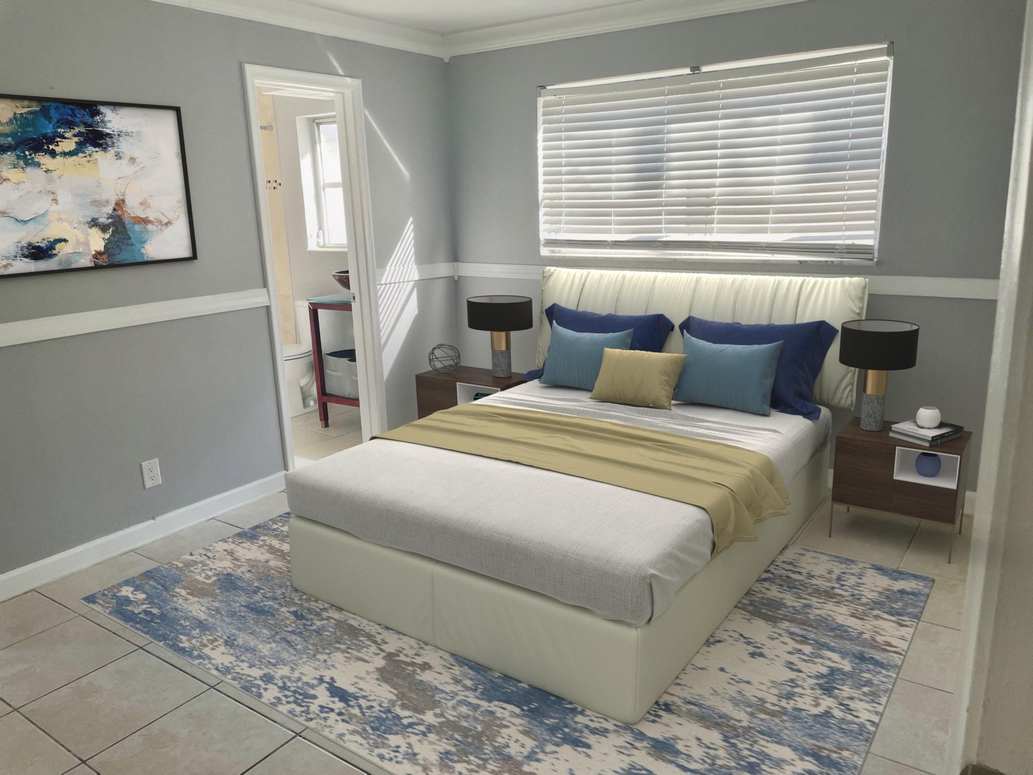 Primary bedroom-virtual photo