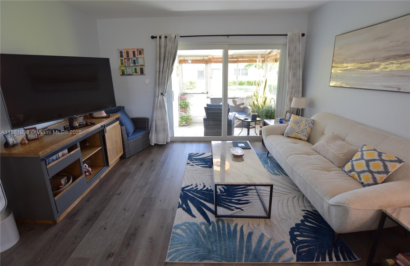 Open-concept living area at 2572 Emory Dr - Condo in West Palm Beach