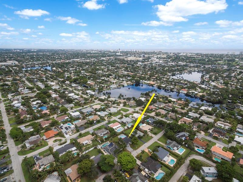 Aerial View of Neighborhood