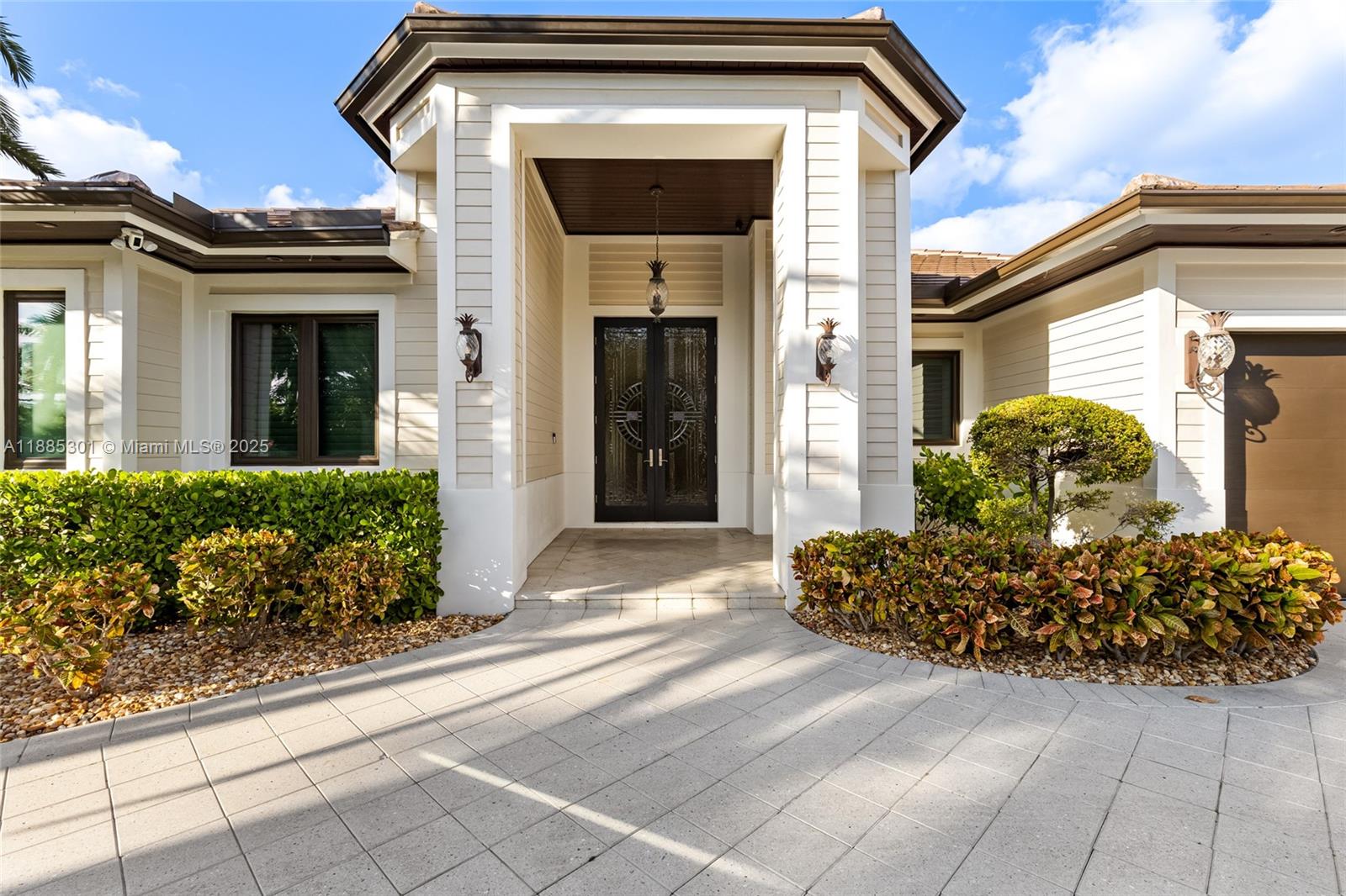 This exceptional single-story residence offers an unparalleled lifestyle for boating enthusiasts. Perfectly positioned on a spacious quarter-acre lot, the property features 100ft of deepwater canal frontage with direct ocean access,no fixed bridges just five minutes from your backyard dockThis 3-bedroom,3 bathroom + Den home is designed for both comfort and sophistication. An expansive open-concept layout seamlessly connects the family room and chef’s kitchen, which is outfitted with premium appliances including a 60" Wolf range, Sub-Zero refrigeratorOutdoor living is elevated with a resort-style heated saltwater pool, spa, and built-in BBQ Additional highlights include a full-house generator, impact-resistant windows, a whole-home water filtration and softening systemmove in ready