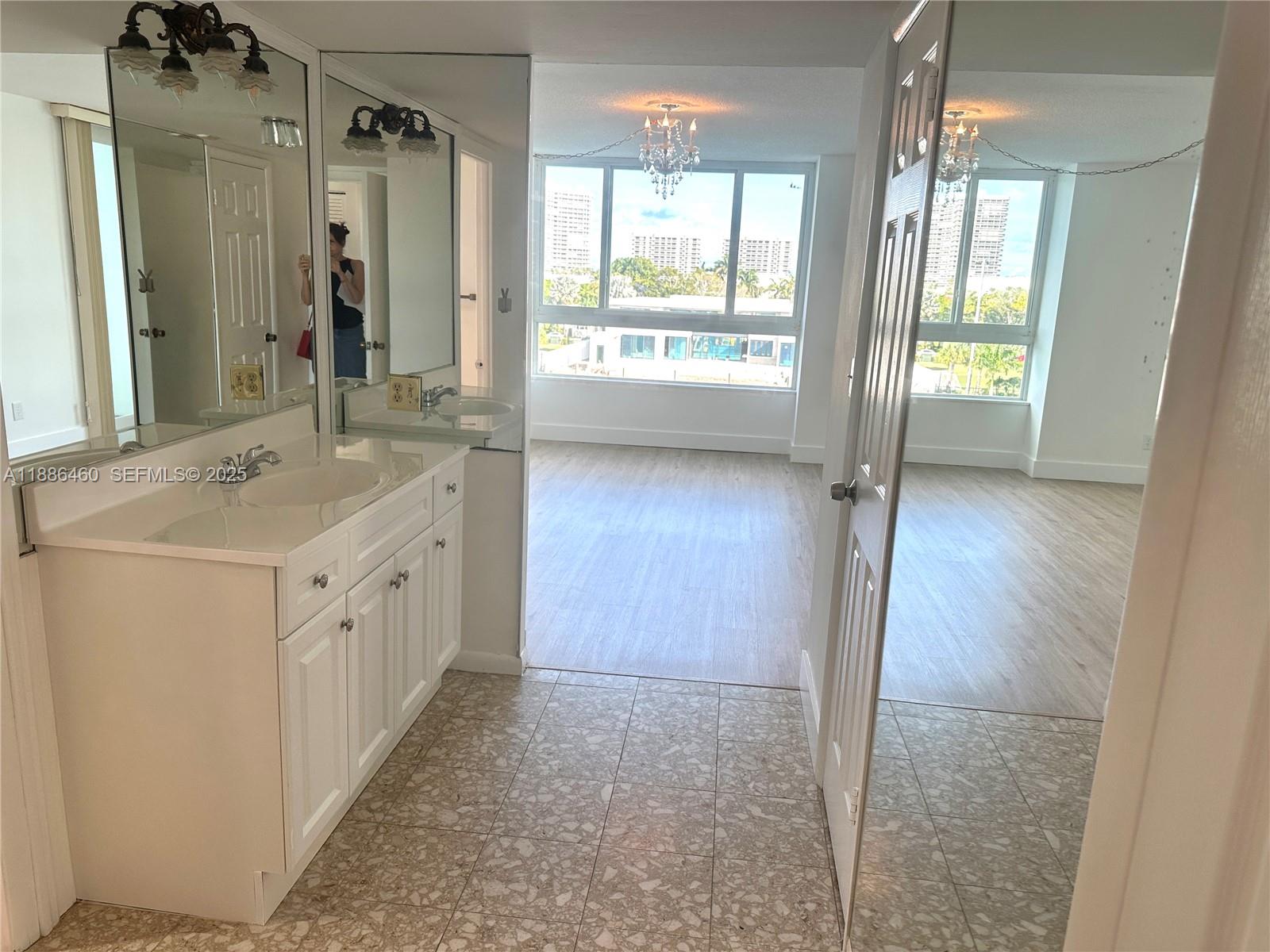 Designer master bathroom at 9501 Bay Harbor Dr - Home in Bay Harbor Islands