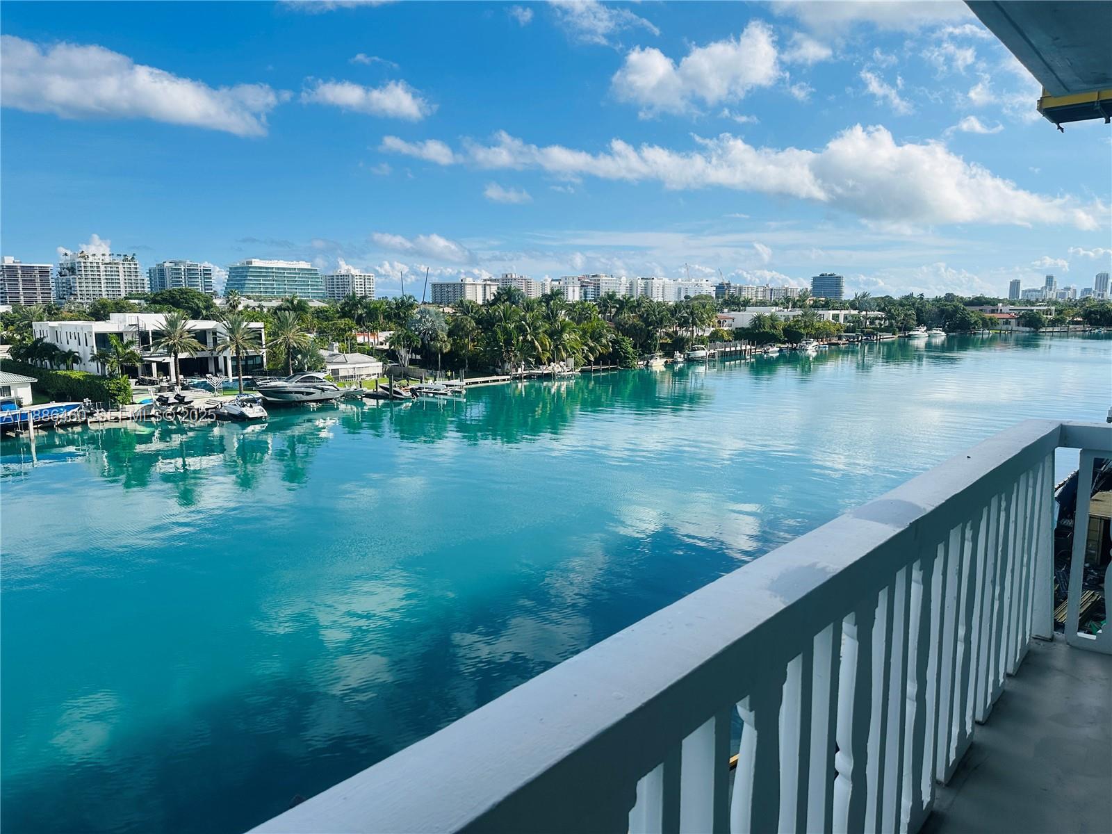 Modern kitchen with designer features at 9501 Bay Harbor Dr - Home in Bay Harbor Islands