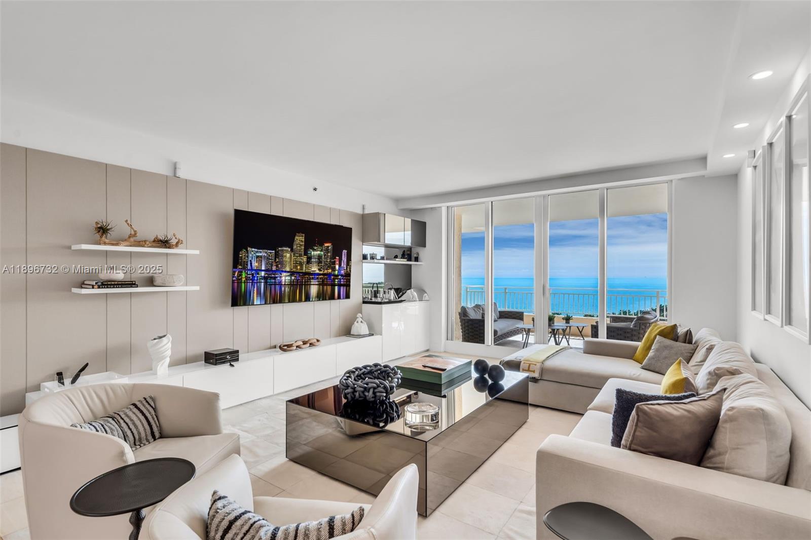 Spectacular unit in pristine condition with breathtaking views of the ocean and Downtown Miami.
Located on a high floor in the sought-after center line of Ocean Tower Two, this residence offers some of the most beautiful panoramic views of both the ocean and the city skyline. The unit has been tastefully remodeled and is in immaculate, move-in-ready condition. It is also available fully furnished at an additional price. Includes two parking spaces and one storage unit. Just steps from the sand, residents enjoy a resort lifestyle with a private club, restaurants, spa, fitness center, tennis, multiple pools, and 24-hour security