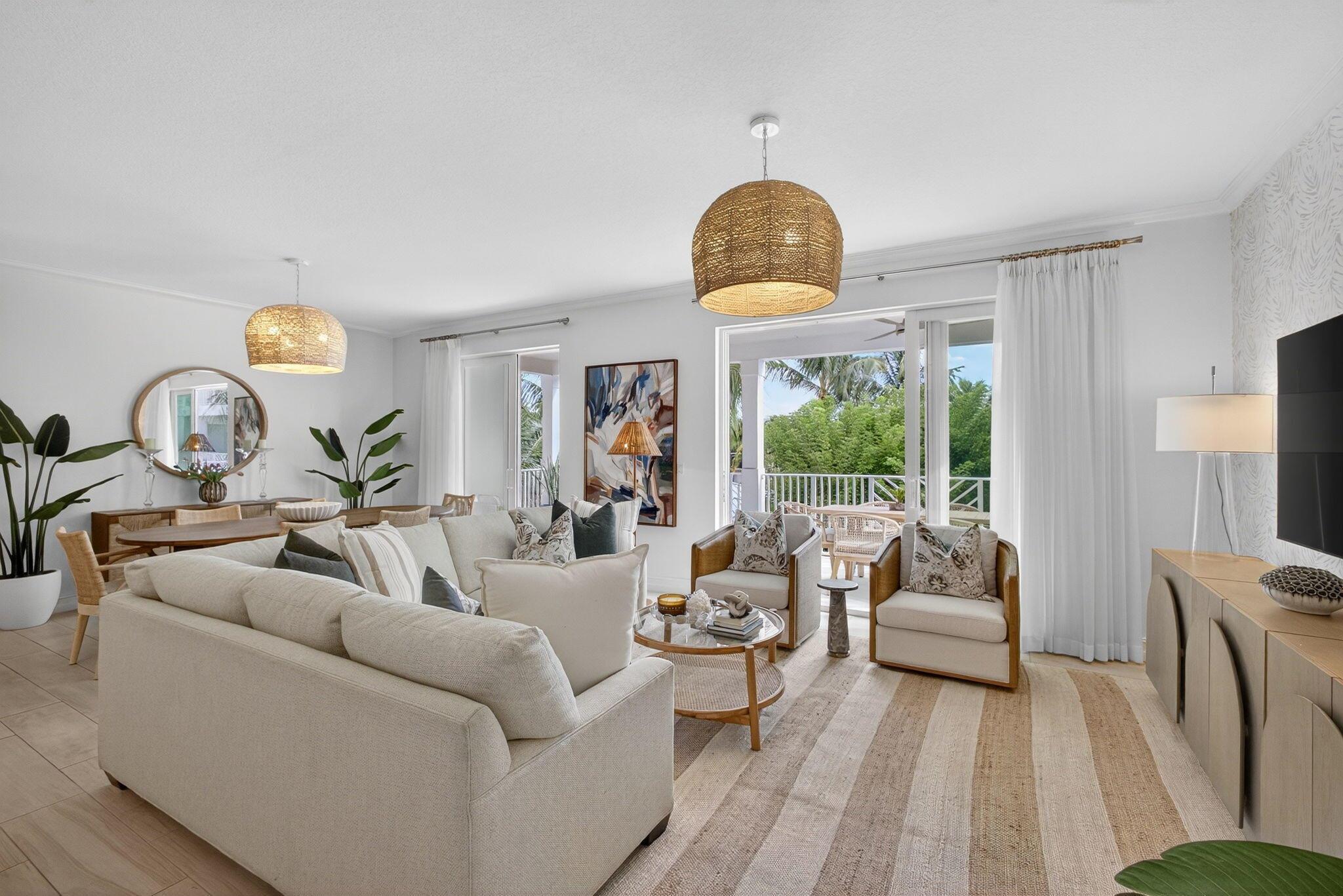 Perfectly Designed Community Along The Intracoastal, Just A Short Stroll From Juno Beach. Completed In 2015 Showcasing Upgrades Such As Impact Windows/Doors, 9ft Ceilings, Bosch Appliances, Open-Concept Floor Plan & Spacious Dine-In Terrace. Condo Interior Is Newly Professionally Designed, Featuring New Contemporary Coastal Furnishings, Paint, Custom Wallpaper, Luxury Fixtures, New Carpet, New Fans, & Beautiful Coastal Lighting. Covered Terrace Overlooks Lush Landscaping & Resort Style Pool & Spa. This Condo Provides All The Amenities That Attract Buyers To Florida, Featuring Boat Slips With Lifts, Tennis, Pickleball, Heated Pool, Fitness Center, Clubhouse, & Kayak/Paddleboard Storage. Bay Colony Is Minutes From Waterfront Restaurants, Juno Pier, PGA Mall, & Multiple Golf Courses