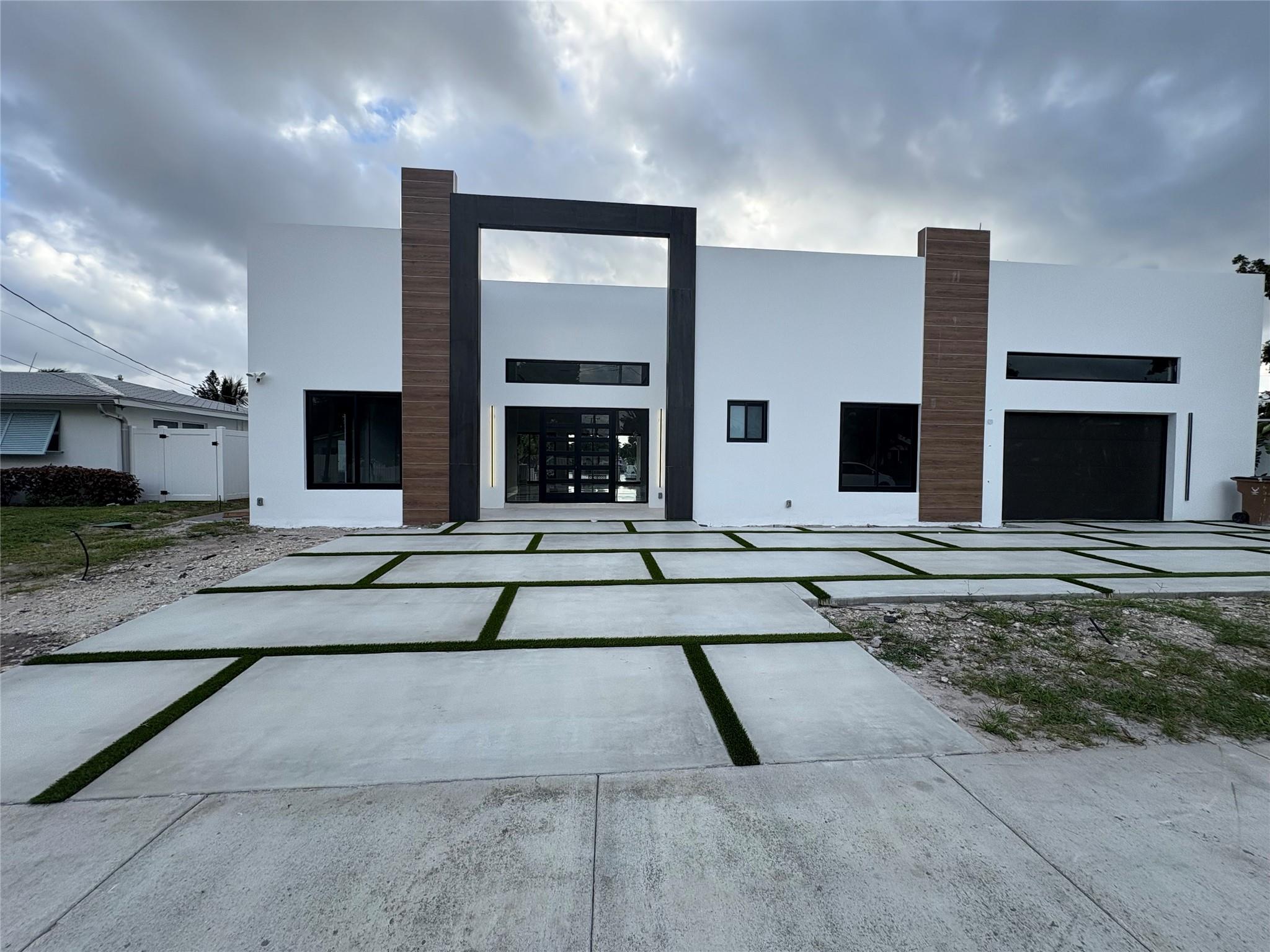 Landscape coming soon. Driveway can accommodate plenty of cars