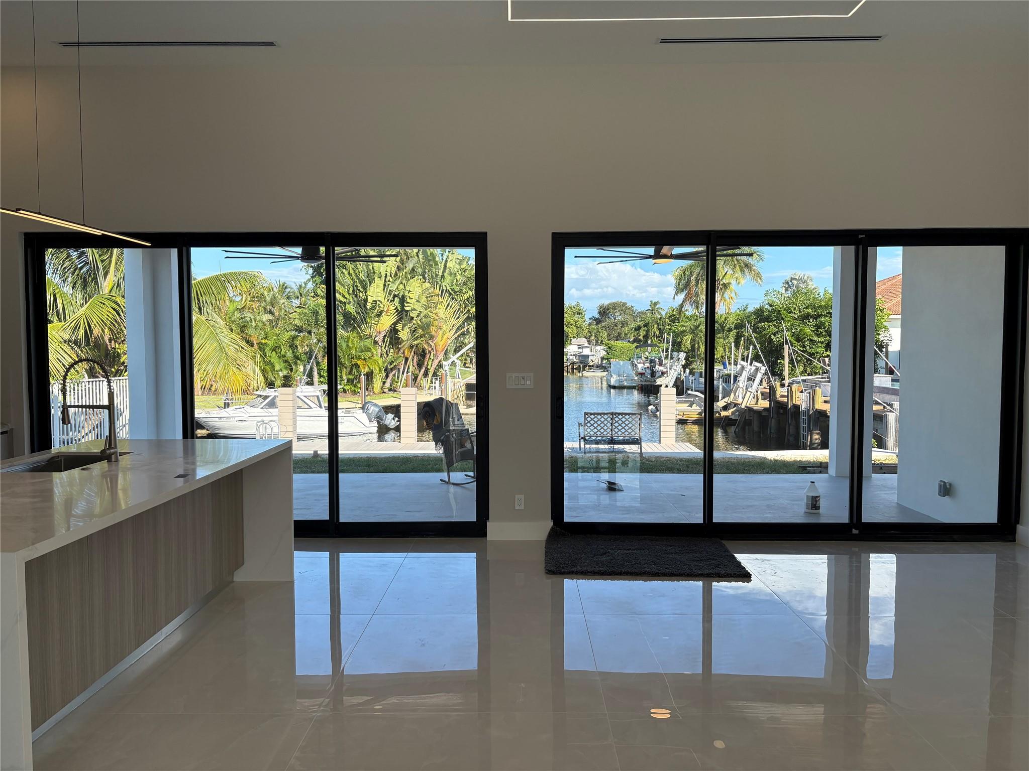 Great room is GRAND and airy