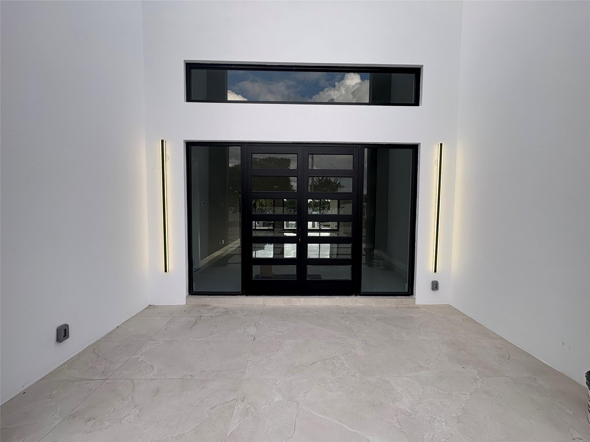 Front entrance awaiting for your final touches.