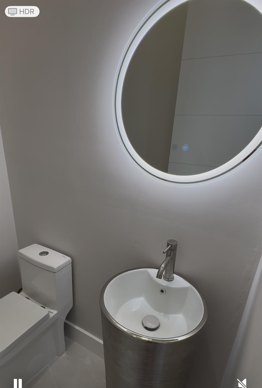 1/2 bathroom. Uniquely designed to accommodate your guests