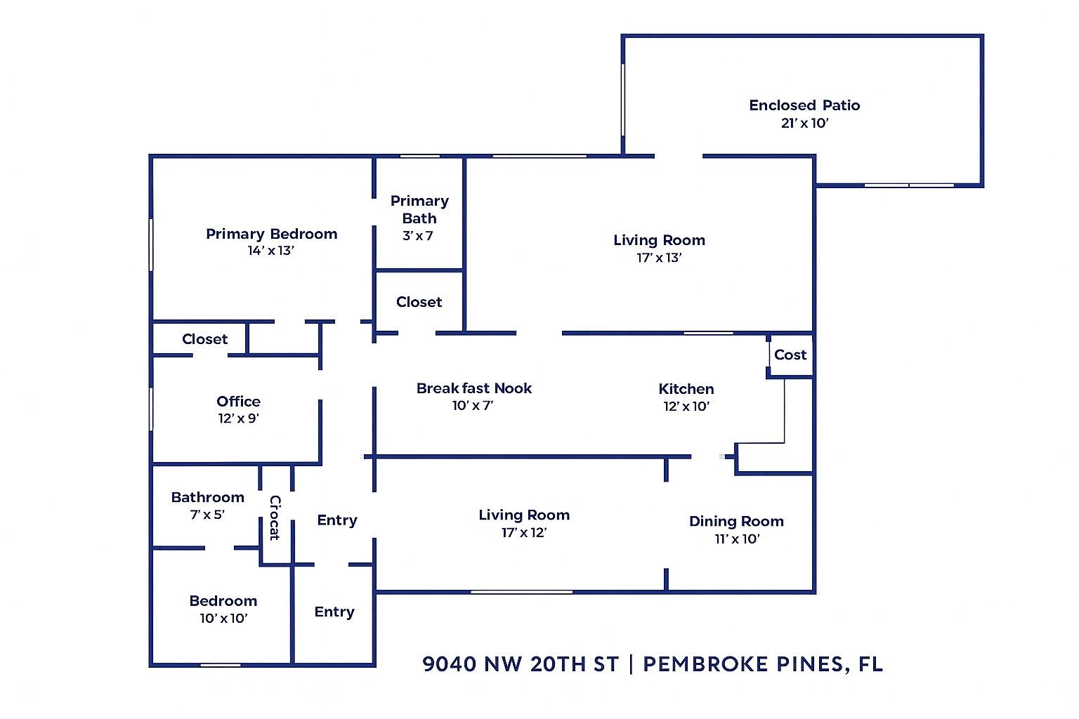 Homes for sale in Pembroke Pines, FL | 9040 Nw 20th St, Pembroke Pines, FL 33024 | MLS# F10532917