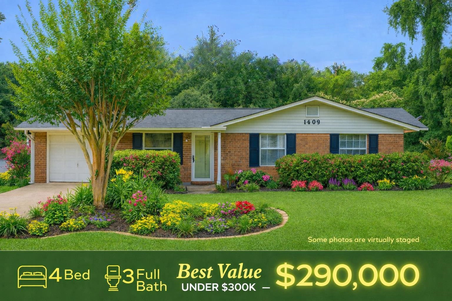 1809  Quince Drive , Tallahassee, FL, 32308