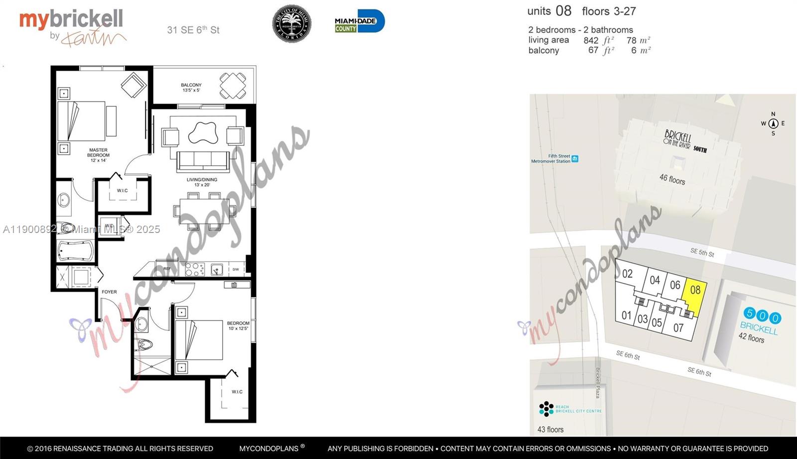 Apartamento para Alugar em Miami, FL