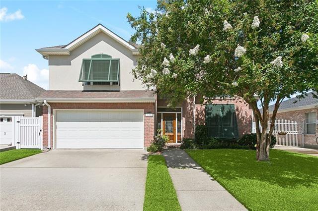 Welcome to this beautifully well maintained home located right in the heart of Metairie! This spacious residence boasts plenty of natural light and soaring ceilings in the main living area. The kitchen opens to the breakfast area with an adjacent dining room, while a dedicated office space is situated right off of the foyer. The three spacious bedrooms are all located on the second floor and are equipped with ample closet space. The primary en suite has a large walk in closet and two additional closets along the wall. The bathroom has dual sinks, large jetted tub and separate shower. The exterior of the home is accentuated with Bahama shutters that add charm and privacy. The vinyl fence surrounds the backyard, providing a secure and serene retreat. Whether you're hosting guests or enjoying a quiet evening, this home offers both comfort and style in a prime location close to shopping and dining.