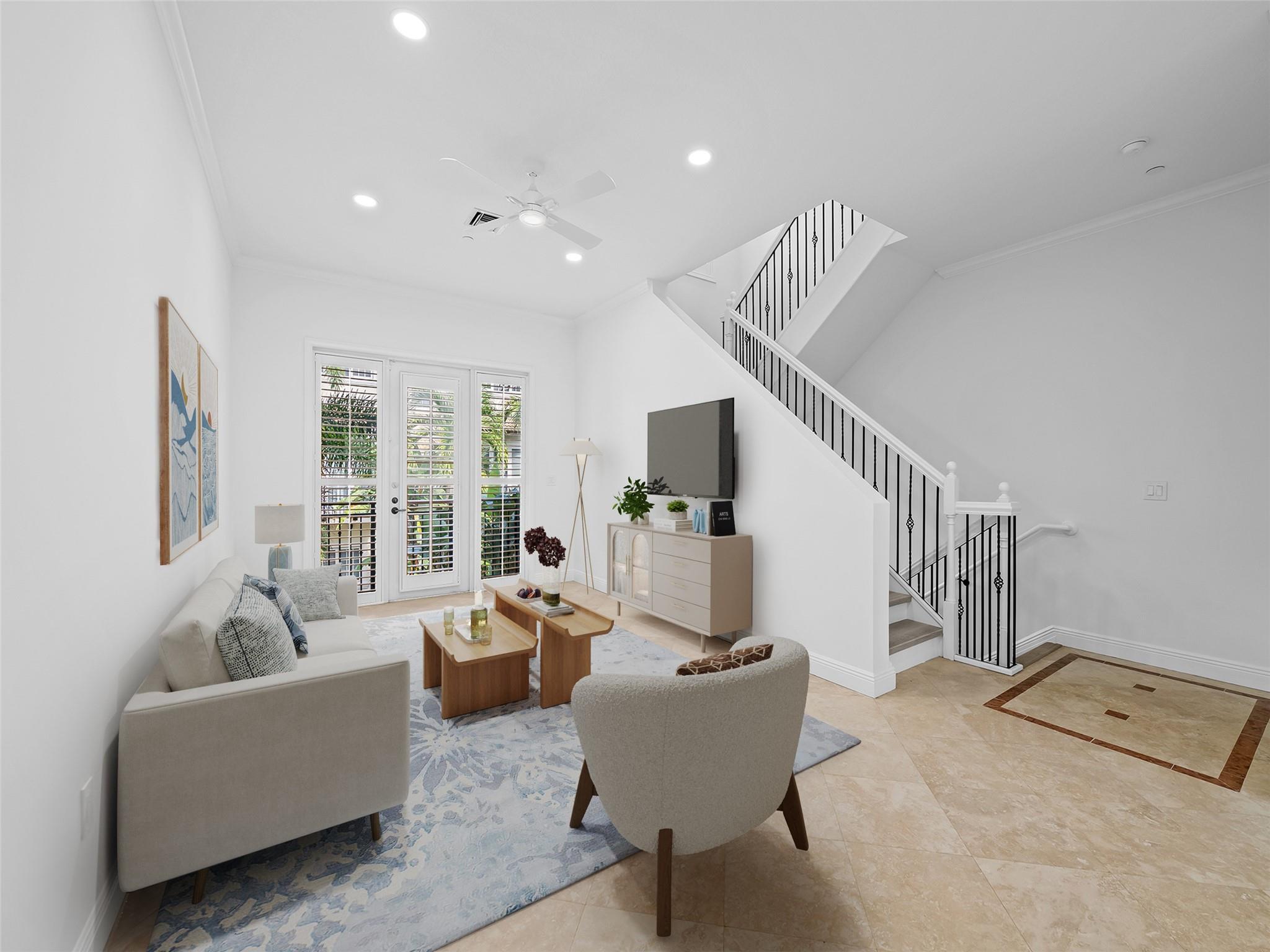 Welcome home to Villa Tuscany, located in the heart of Fort Lauderdale's emerging downtown. With proximity tomajor airports, cruise ports, retail, shopping, and the famous Las Olas Blvd retail corridor. A secluded townhomecommunity offering privacy, spacious floor-plans, garage parking, and a community pool. The 2nd floor leveloffers tall ceilings, spacious living space, and open kitchen concept. The 3rd level features the remainingbedrooms and bathrooms. Full cosmetic renovation, floors, kitchen cabinets, new kitchen appliances, newvanities, new AC unit, electrical upgrades. All bedrooms provide home owner's with gracious dimensions allowingfor large furniture pieces. Impact windows, professionally managed association, great location, book your nextshowing!