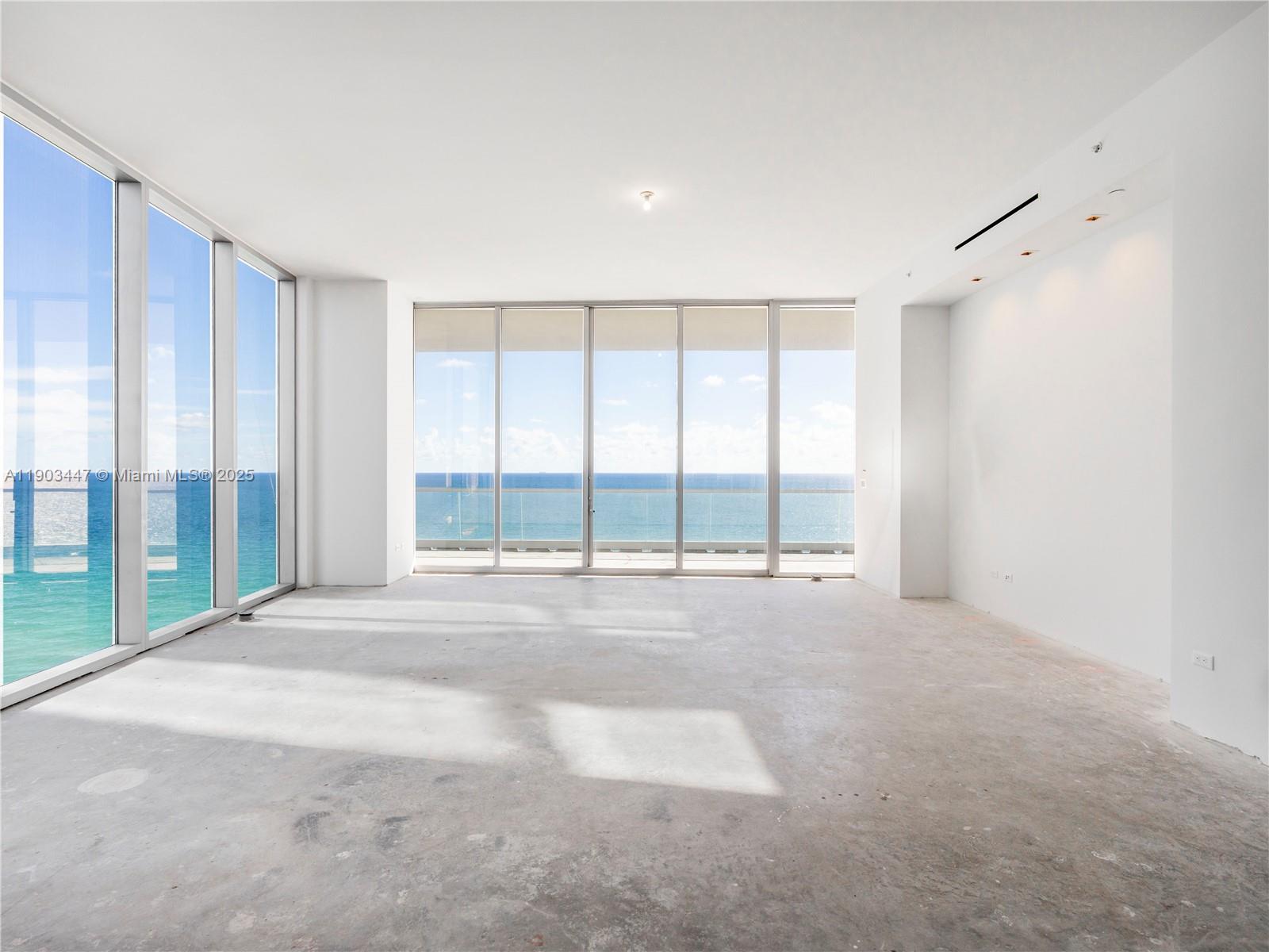 Discover unparalleled luxury at residence 1501, in the prestigious Turnberry Ocean Club, Sunny Isles Beach. This vacant, brand-new corner unit is a decorator-ready marvel offering breathtaking beachfront and intracoastal views. Spanning 3,252 square feet, it features 5 bedrooms and 5.5 bathrooms, accented by soaring 12-foot ceilings and breathtaking direct ocean views and panoramic sunset views overlooking the intracoastal. Residents enjoy unrivaled amenities, including two infinity pools on the 30th floor, a private sky club, dining, and a wellness spa. Additional luxuries include a theater, bar, and restaurant, along with a gym, billiards room, spa, and business center. Embrace the refined elegance and world-class service offered at the Turnberry Ocean Club.