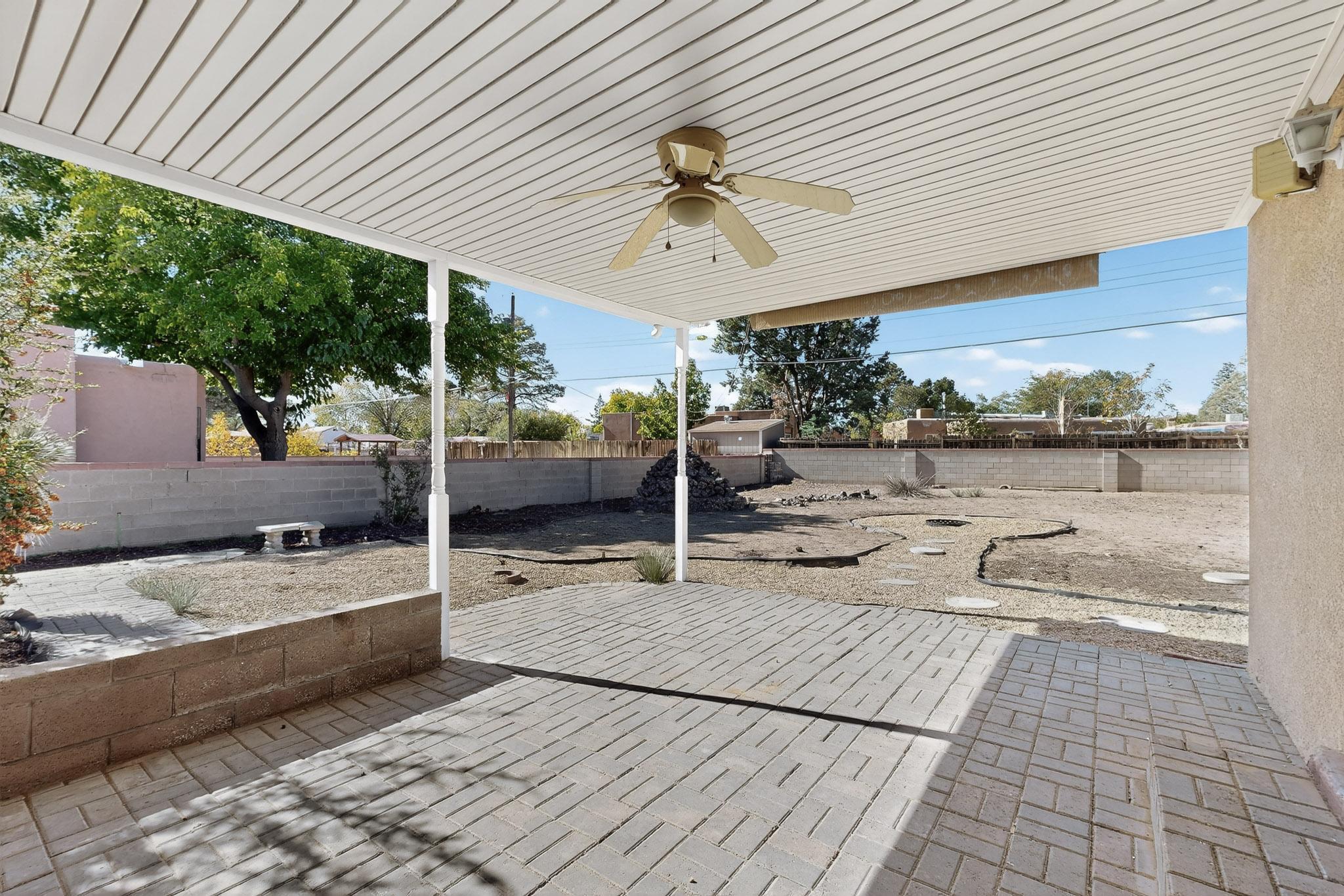 1319 Manzano Street NE Backyard