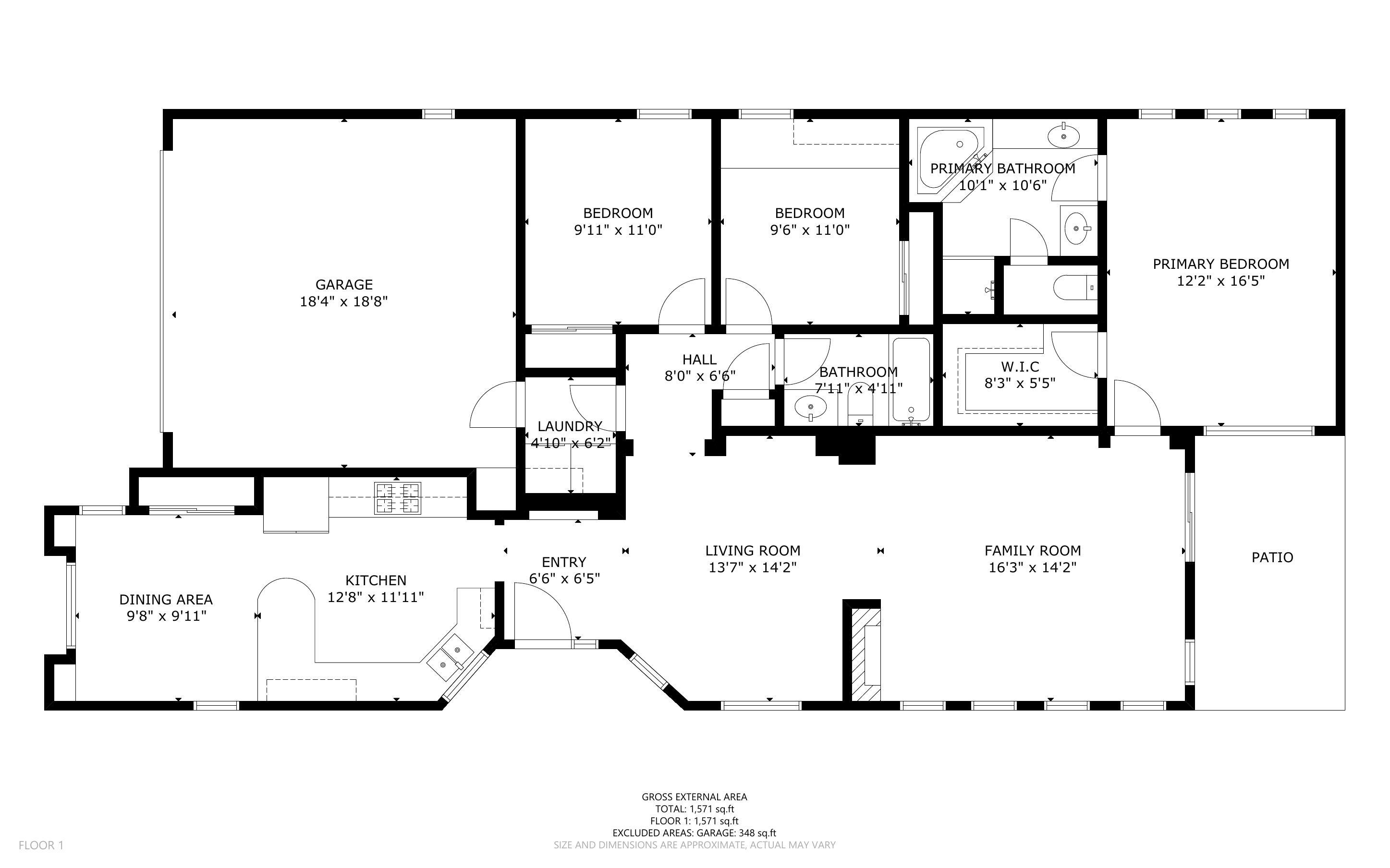 1119 Via Tomas NE Floor Plan