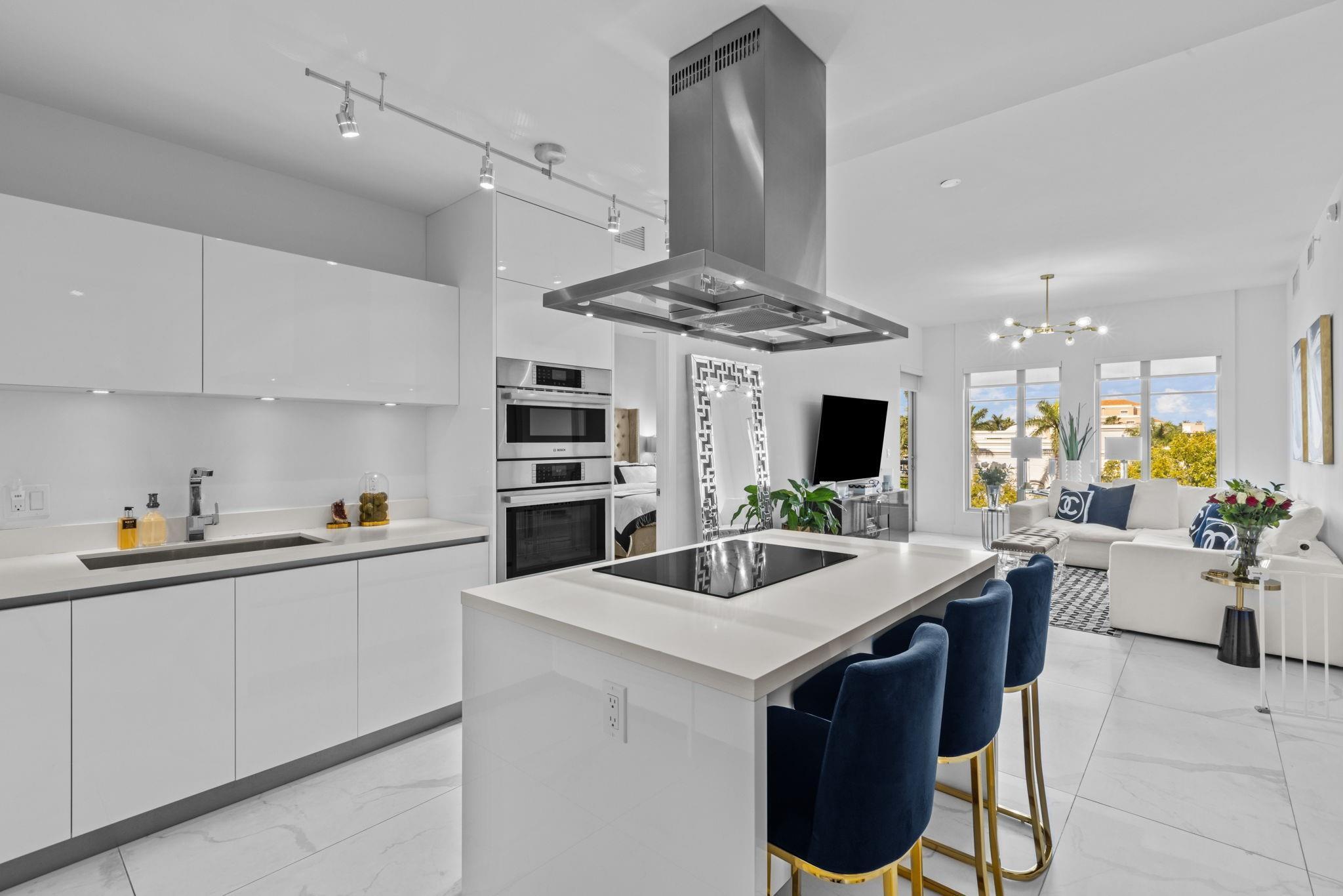 Enjoy a lavish lifestyle in this new luxury condominium in the heart of downtown Boca Raton. Contemporary finishes throughout including porcelain flooring, Italian cabinetry and stylish baths. The residence offers a resort style pool and spa, fitness center, yoga studio, private cabanas, sauna and steam rooms, a business lounge, and a 24-hour doorman and concierge. Easy access to all that Boca has to offer--casual and fine dining, upscale shopping and entertainment venues.