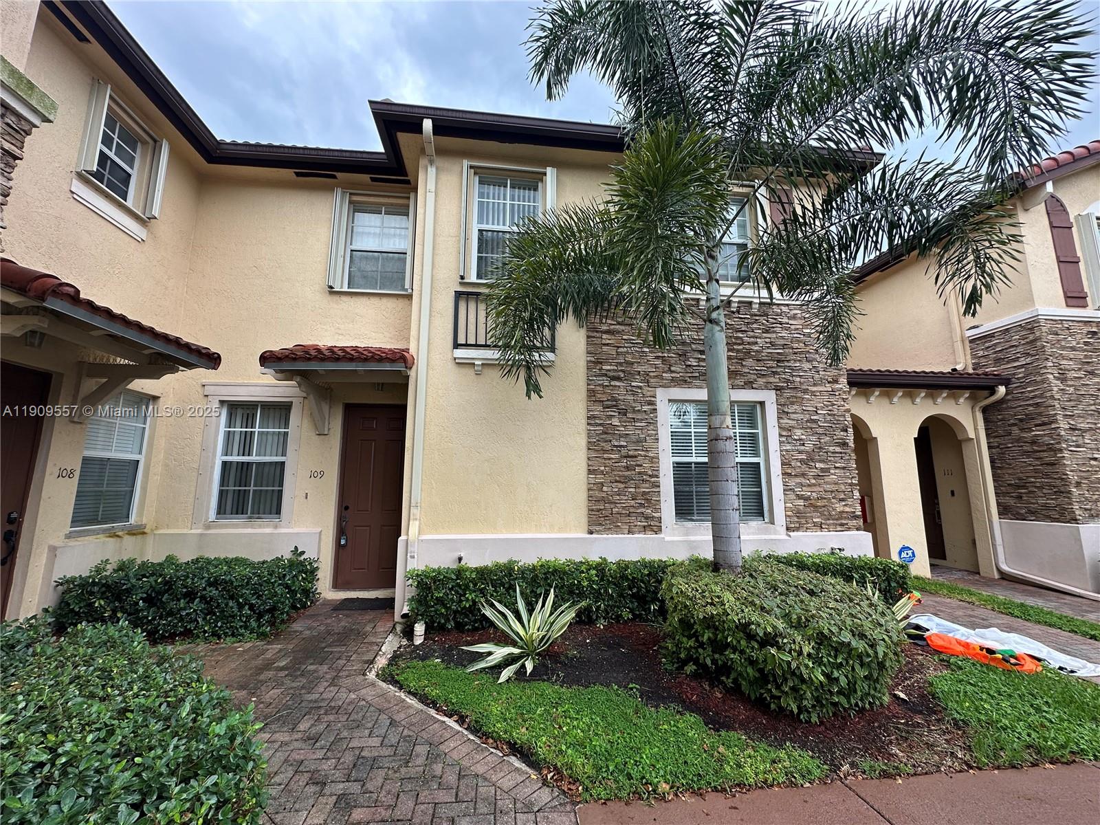 Beautiful two story townhouse in gated community near the Homestead Baptist hospital.  This property features tile and laminated floors, kitchen and laundry appliances, a storage closet, fenced patio, and assigned parking.  Amenities include security, monitored access, clubhouse, and maintenance of common areas. The community is near the Homestead Air Force Reserve Base, the Homestead Speedway, the Homestead Baptist hospital, shopping, restaurants, and the exit 2 of the Florida Turnpike.