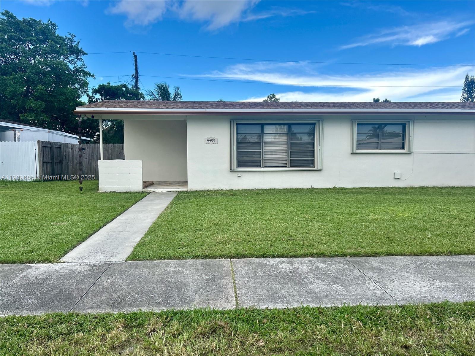 Beautiful single-family home with 4 bedrooms and 2 bathrooms for rent, located in the desirable Cutler Bay neighborhood. This spacious residence features a large backyard, perfect for outdoor enjoyment. Conveniently located near the Florida Turnpike, offering easy access north and south. Excellent school district, close to parks, shops, and the popular Black Point Marina. Enjoy comfortable living in a quiet, family-friendly community.