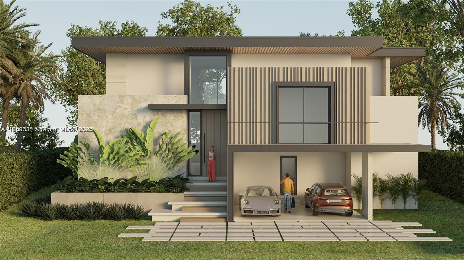 Nestled in one of Miami’s most exclusive and sought-after enclaves, this stunning new construction epitomizes luxury living in Key Biscayne. Designed with sophistication and elegance, this home harmoniously blends contemporary style with the relaxed charm of island life. Expansive open-concept interiors with soaring 11-ft ceilings enhanced by floor-to-ceiling windows flood the home with natural light. Features include- a gourmet kitchen with Thermador appliances, imported Spanish tile and engineered wooden flooring, meticulously crafted custom cabinetry, refined carpentry & more. Outdoors, a large pool is surrounded by lush landscaping, several lounge areas, and a fully equipped summer kitchen—perfect for both entertaining and serene relaxation. Exp. delivery Q4 25' / start of Q1 26'.