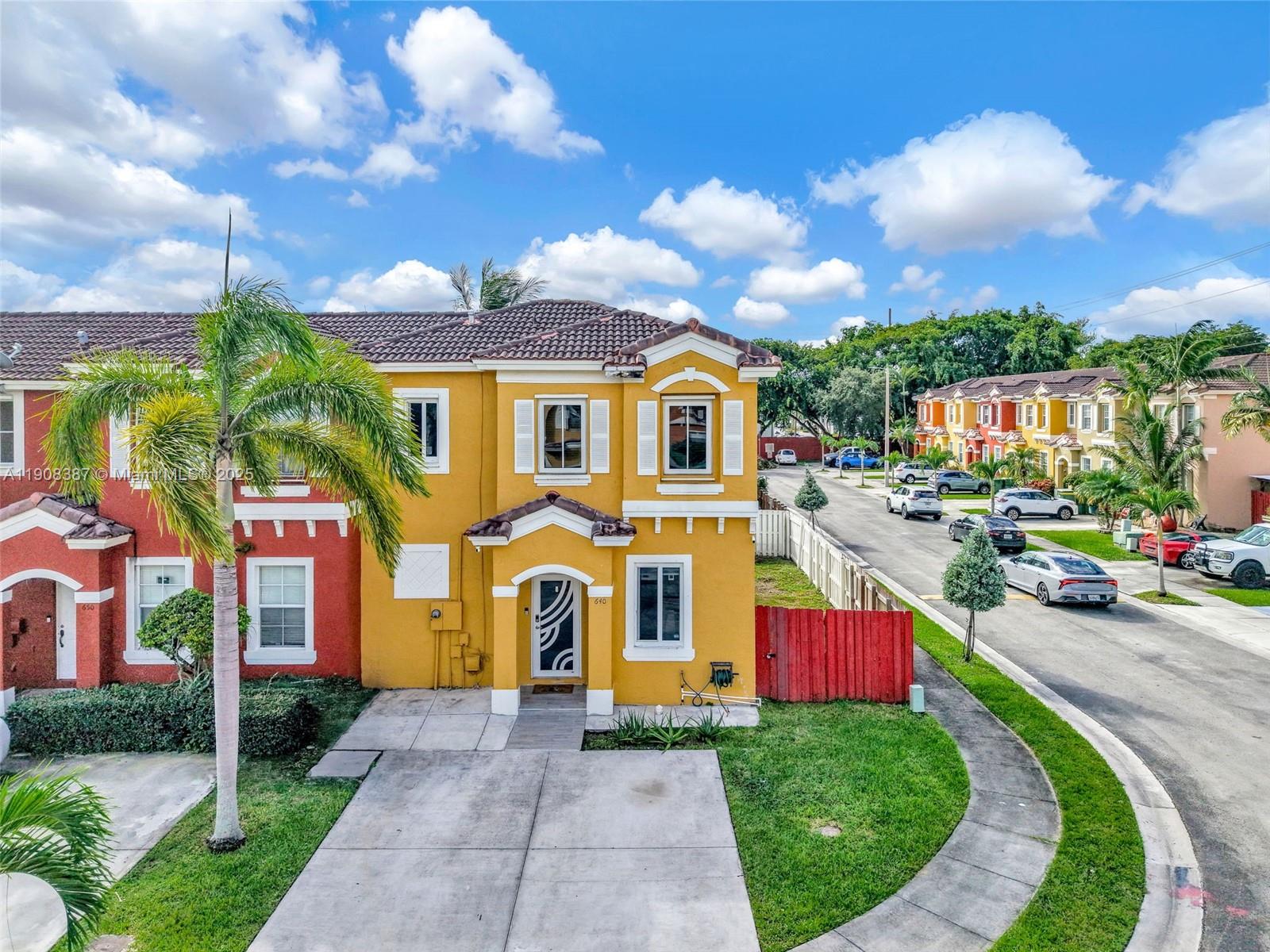 Fully remodeled 3/3 townhome in desirable "Casa del Sur" gated residences in Homestead, Fl. Large corner lot all enclosed. All tile; all three (3) baths toilets, sinks and shower newly remodeled; Impact Windows, New appliances in Kitchen; Water filter; and very desirable patio. Casa club includes pool and toddlers park. Very nice, clean and quite community nearby AAA schools and shopping centers. Location!!!! New pictures coming soon. Owner motivated!
