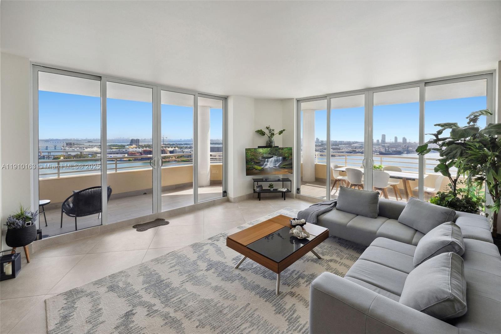 Fully Furnished, upgraded & remodeled 3 bedroom / 3.5 bathroom condo at the Two Tequesta building in Brickell Key. Enjoy private & expansive water views looking over Biscayne Bay, Miami Beach & the Atlantic Ocean. This unit has been 100% remodeled with top of the line finishes & furniture. Building amenities include a bayfront pool, 2-story gym with basketball, racquetball & yoga room, valet, business center, kids room & more. Brickell Key is a guard gated island & Two Tequesta also features an additional private guard gate as well. Fully Furnished only.