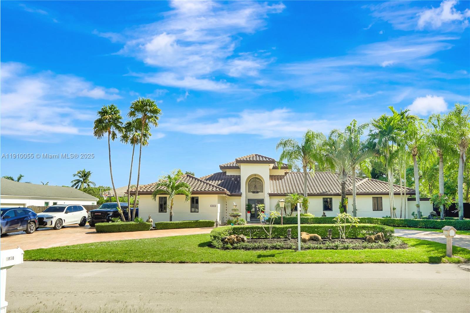 Discover the perfect blend of elegance and comfort in this exquisite 4-Bedroom, 2.5-Bath home in the heart of Cutler Bay. Set on a 17,519 sqft lot, this beautifully updated residence features a circular paved driveway, 2-car garage, and lush landscaping. Inside, enjoy a renovated interior with upscale ceramic flooring that enhances its modern, sophisticated style. The spacious backyard offers a relaxing tiki hut, perfect for entertaining. Walking distance to Palmer Trinity and near top schools, shopping, dining, nightlife, and Black Point Marina—this home defines refined South Florida living.
