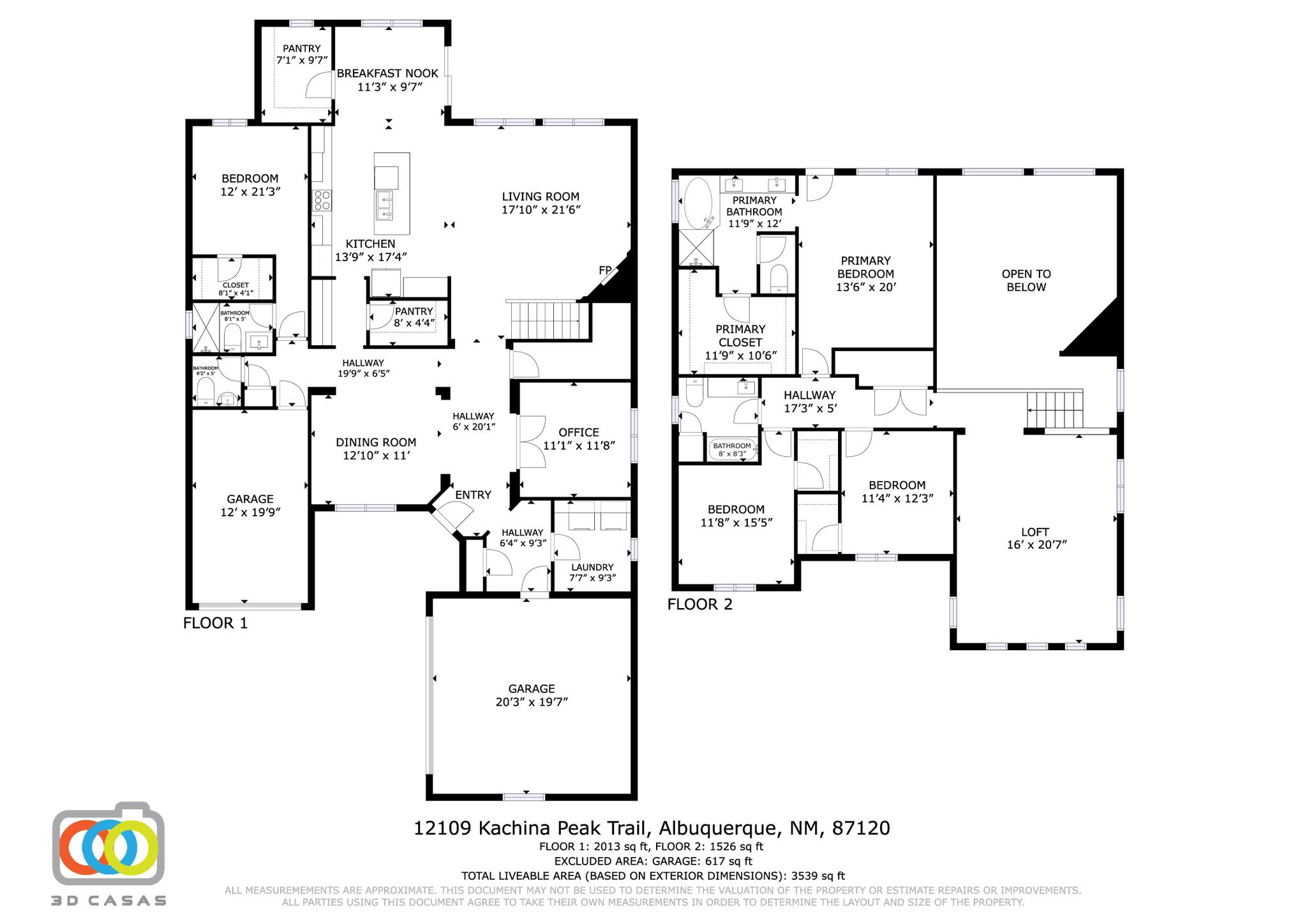 12109 Kachina Peak Trail NW Floor Plan