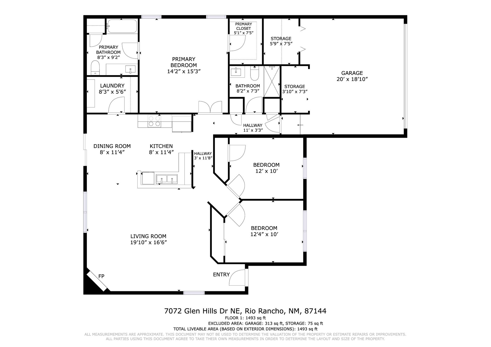 7072 Glen Hills Drive NE Floor Plan