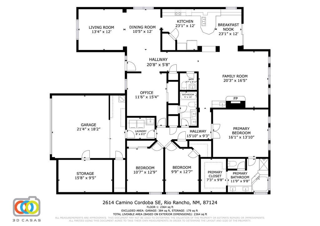 2614 Camino Cordoba Floor Plan
