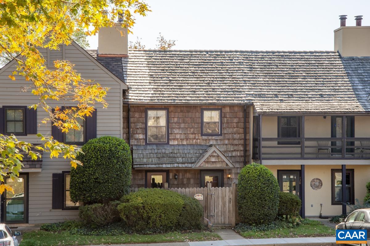 CHARMING HOME IN THE HEART OF CHARLOTTESVILLE IN THE FANTASTIC & HIGHLY DESIRED RIVER RUN NEIGHBORHOOD!  Excellent location, convenient to downtown Charlottesville, UVA, Pantops & 29N. This 2BR/1.5BA townhome features a beautifully appointed kitchen with granite countertops, cherry cabinets, a tile backsplash, and newer stainless-steel appliances.  A cozy, wood-burning fireplace in the great room adds to the home's inviting atmosphere. The bright & airy sunroom blends indoor comfort with outdoor beauty, and is perfect for working, reading, relaxing, or enjoying the views of the surrounding landscape.  The home overlooks the Rivanna Trail, Meadowcreek Golf Course, and Penn Park, with tennis courts, a playground, and fitness trails just steps away.  The community offers landscaping, regular yard maintenance, management fees, and trash pickup.  Schedule your showing today!  You're not going to want to miss out on this opportunity to live in the center of it all, with so much convenience!