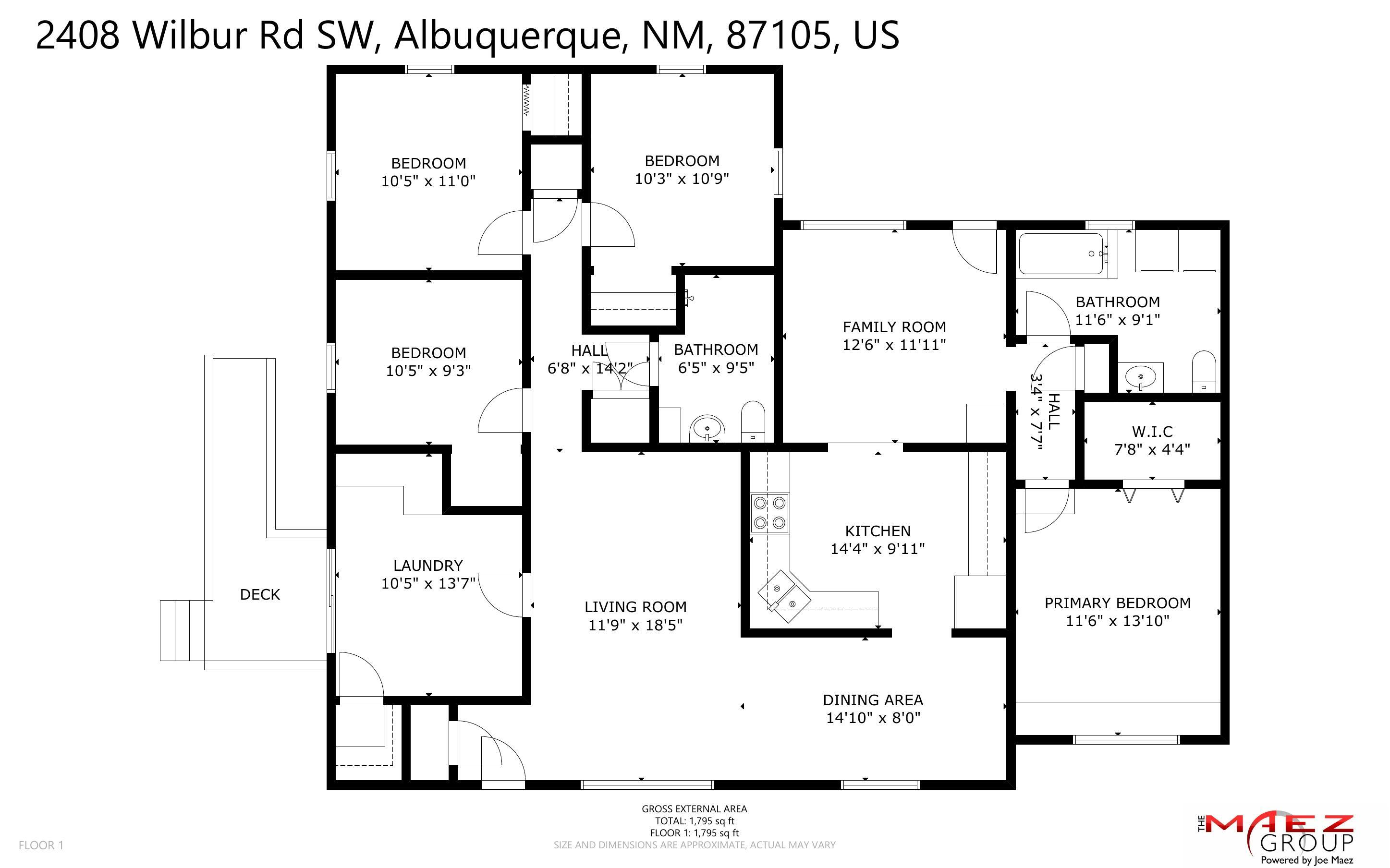 2408 Wilbur Avenue SW Floor Plan