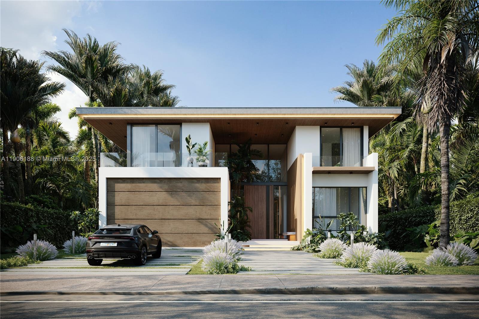 Located on A1A just steps from the sand in the exclusive Town of Golden Beach, this exceptional oversized 11,250 SF east-facing lot with plans presents a rare opportunity. Enjoy your own police force, private beach club, tennis courts, 9 parks, & new wellness center coming soon. The proposed home is a 6,700 SF modern tropical residence designed by Martin Litman of Toma Design Group, featuring 7-beds & 7-baths. Best opportunity in Golden Beach!