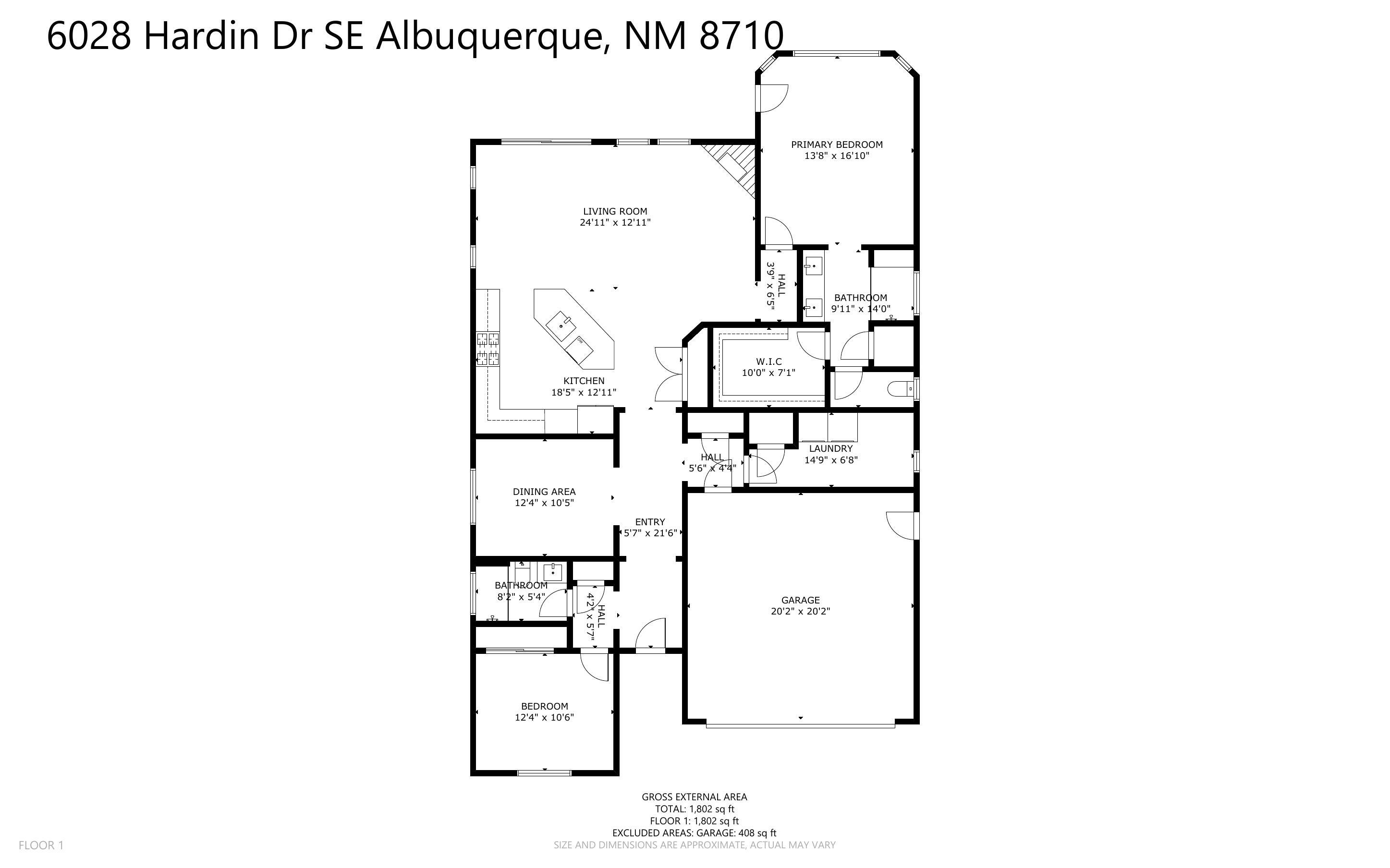 6028 Hardin Drive SE Floor Plan