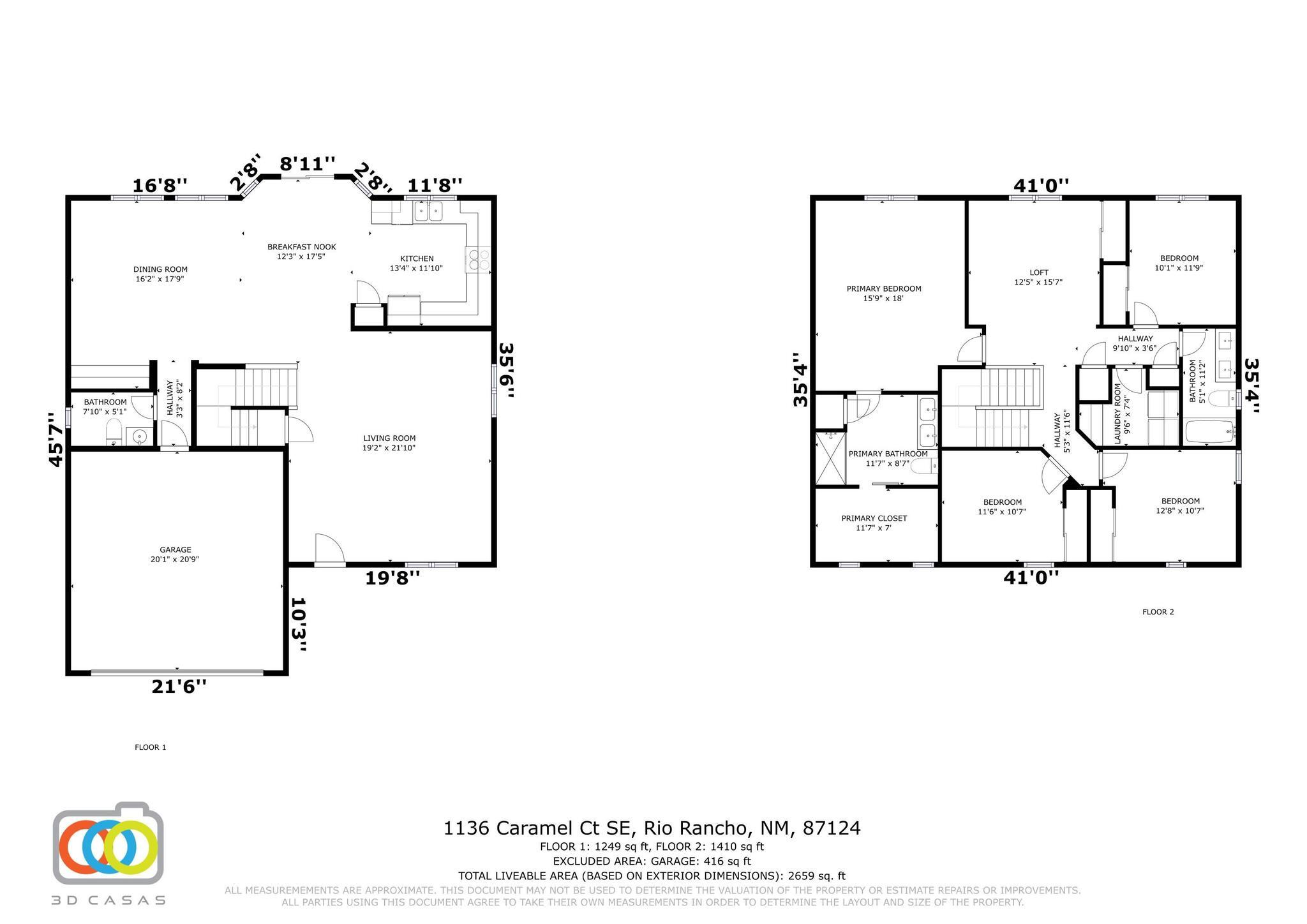 1136 Caramel Court SE Floor Plan