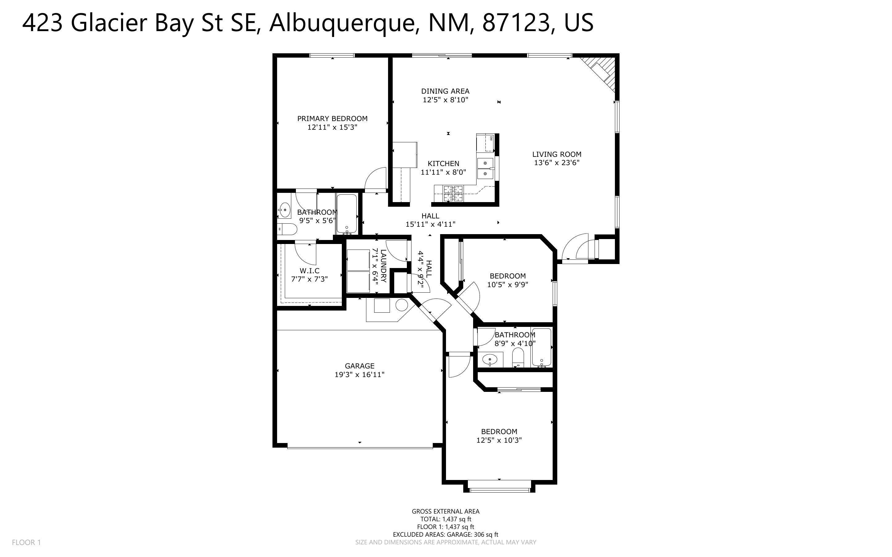 423 Glacier Bay Street SE Floor Plan