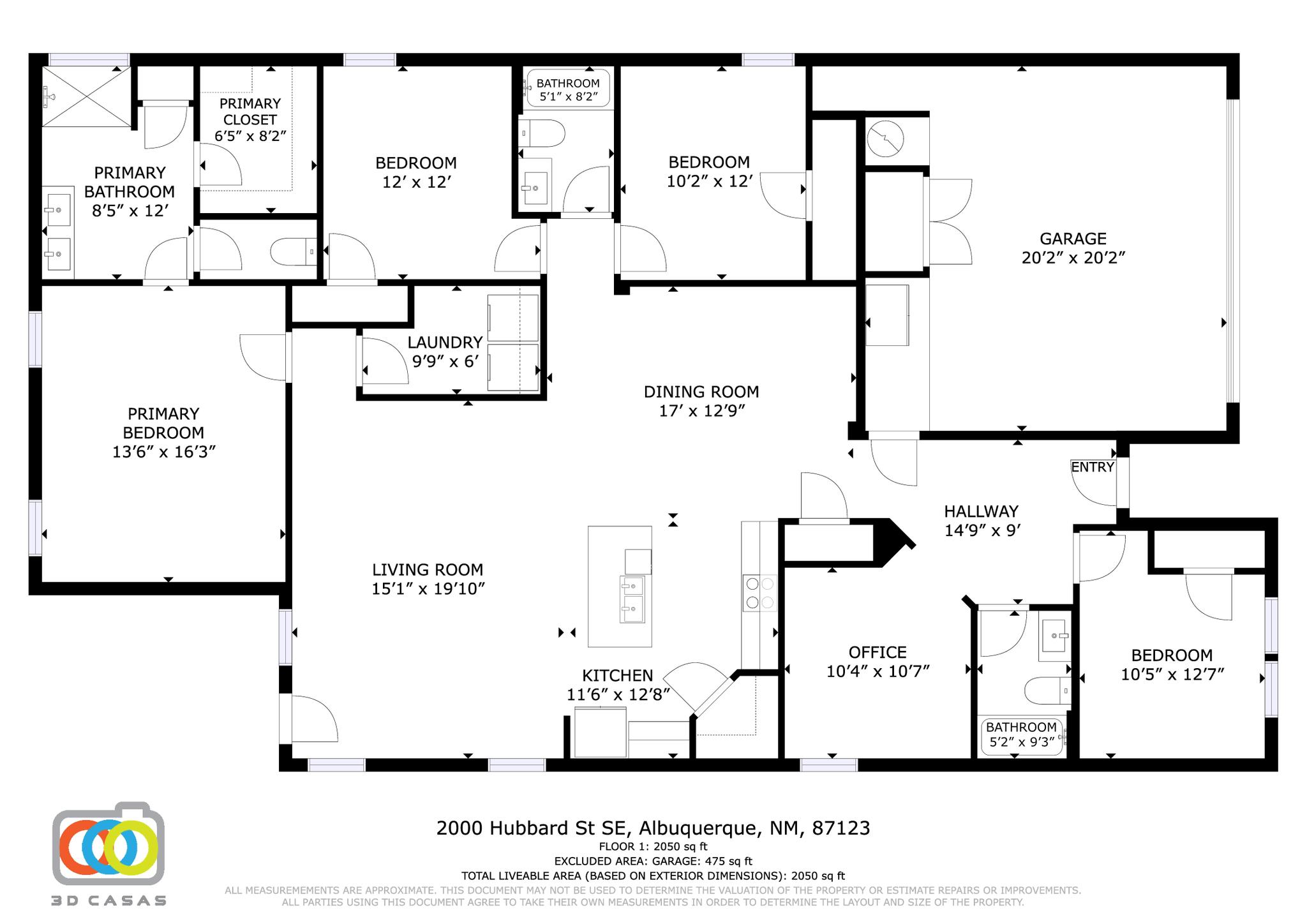 2000 Hubbard Street SE Floor Plan