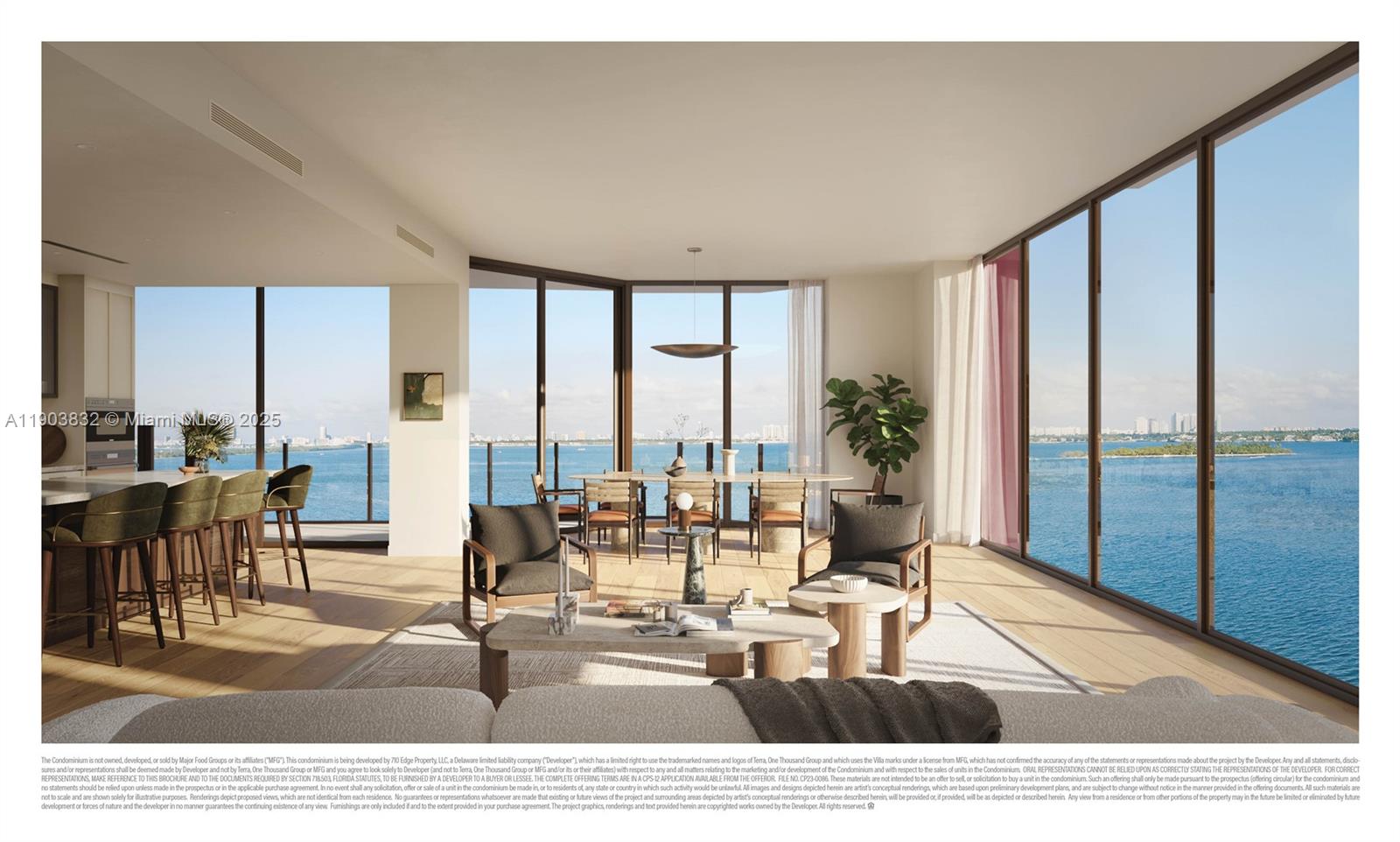 A lifestyle crafted by the masterminds of ZZ’s and Carbone at VILLA MIAMI, a Major Food Group Residential Experience. Discover half- and full-floor estate-style residences in Edgewater, designed around endless 360-degree views. The tower features 20,000 SF of opulent, world-class amenities by Charles & Co and MFG including a dedicated MFG restaurant, at-home private chef services, a Lake Como-inspired floating pool vessel on Biscayne Bay, private helipad and dock with boat slip, and an on-site estate manager.