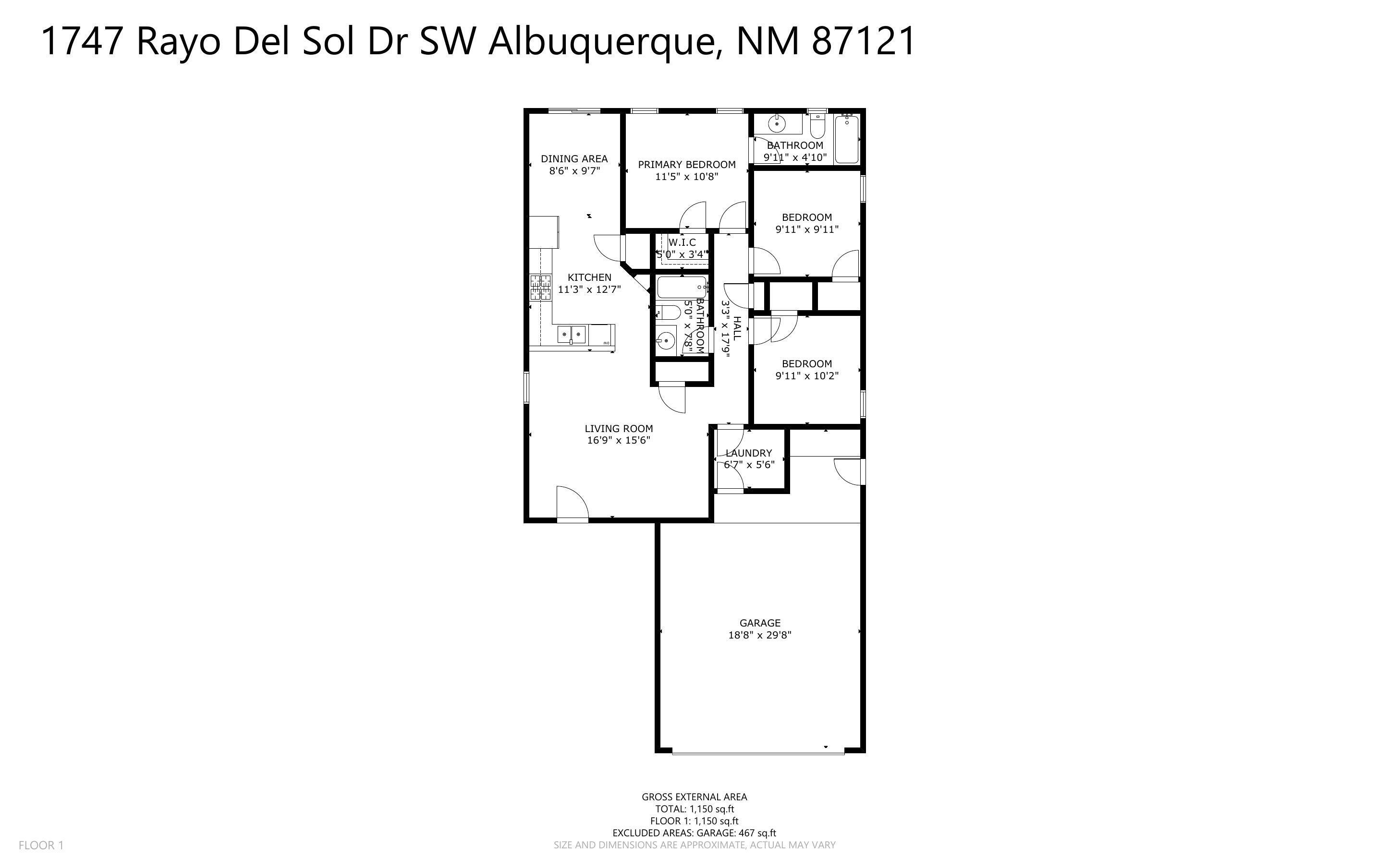 1747 Rayo Del Sol Drive SW Floor Plan