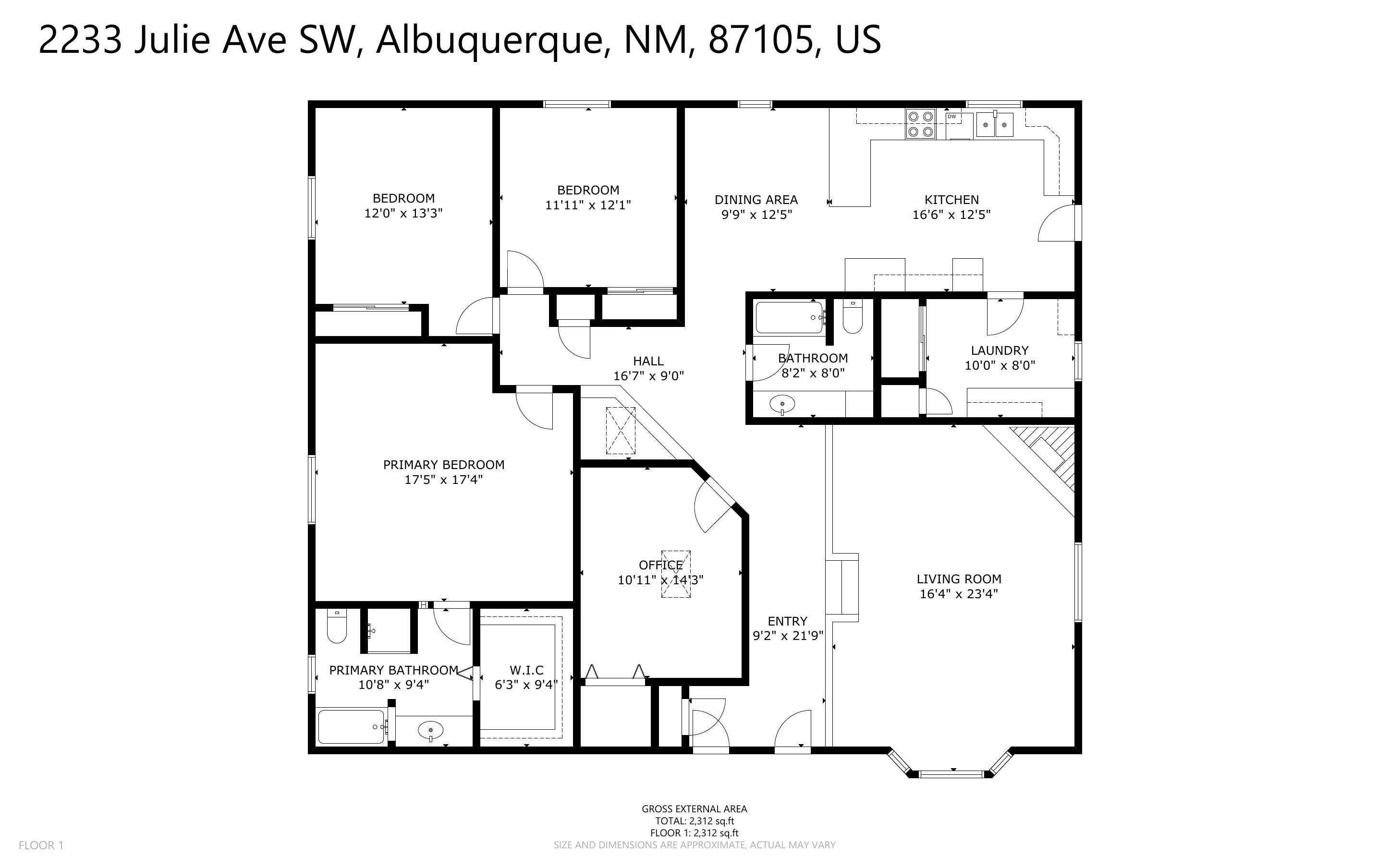 2233 Julie Avenue SW Floor Plan