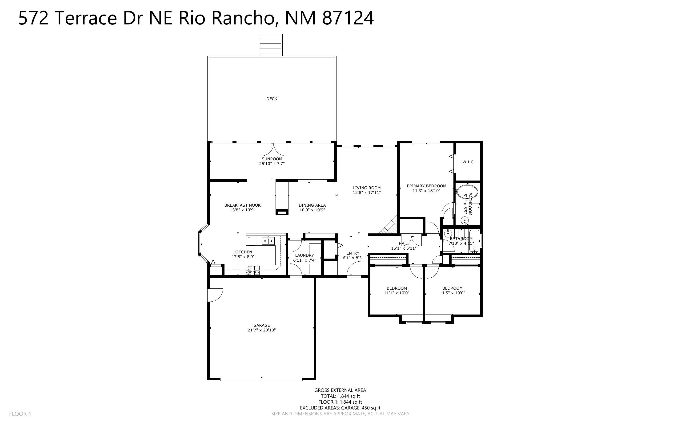 572 Terrace Drive NE Floor Plan