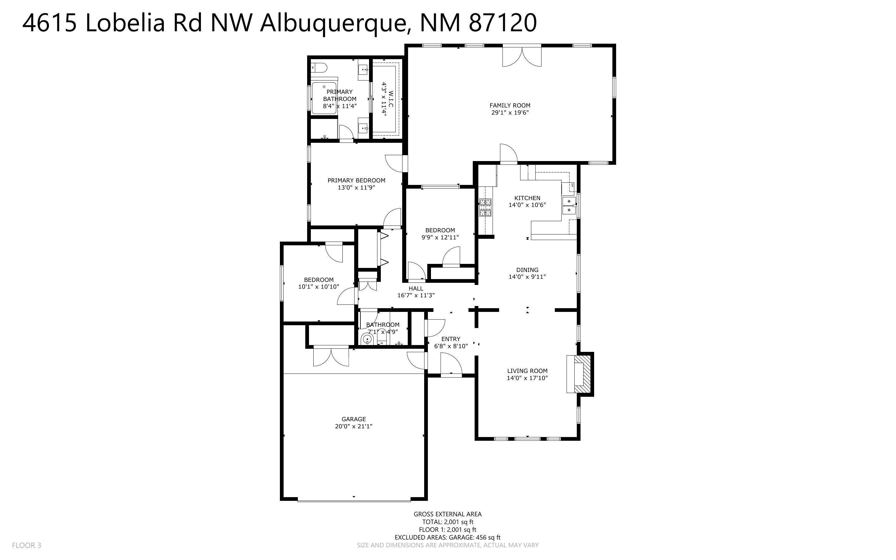 4615 Lobelia Road NW Floor Plan